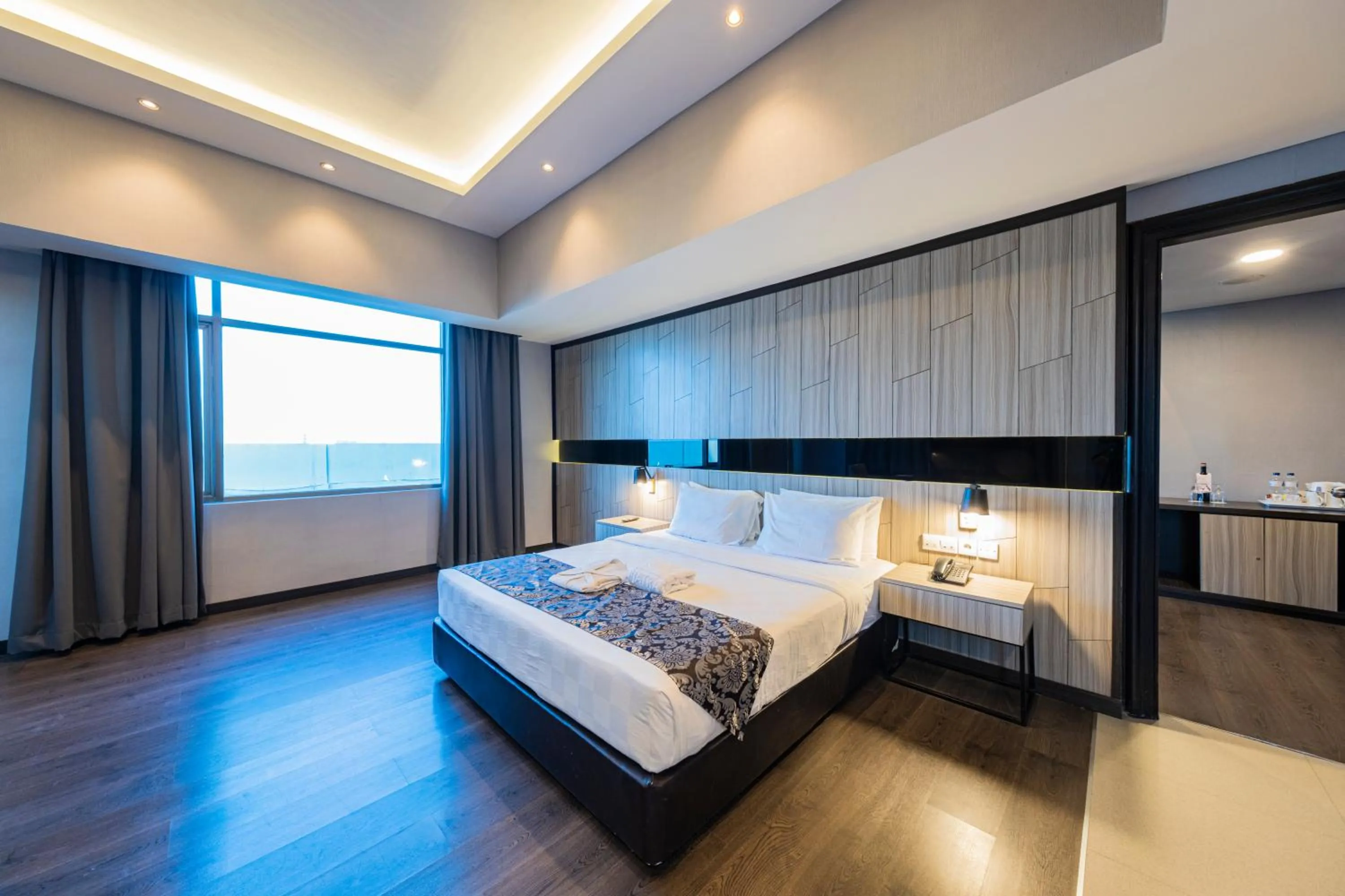 Bedroom, Bed in Grand Jatra Hotel Pekanbaru