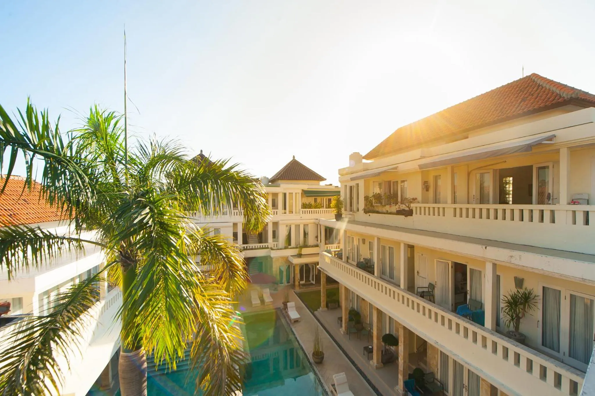 Property building in Bali Court Hotel & Apartment