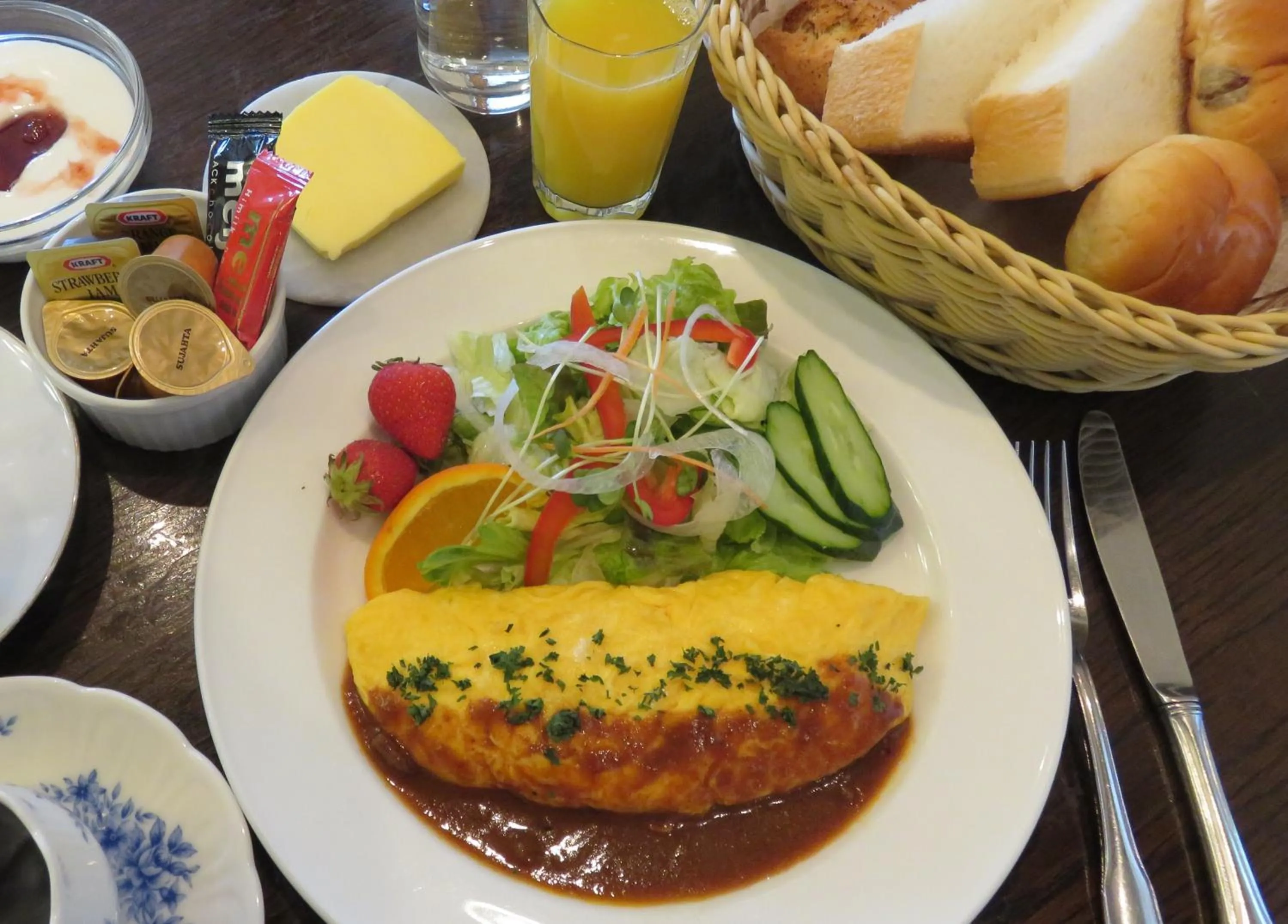 Food close-up in Nikko Pension L'escale