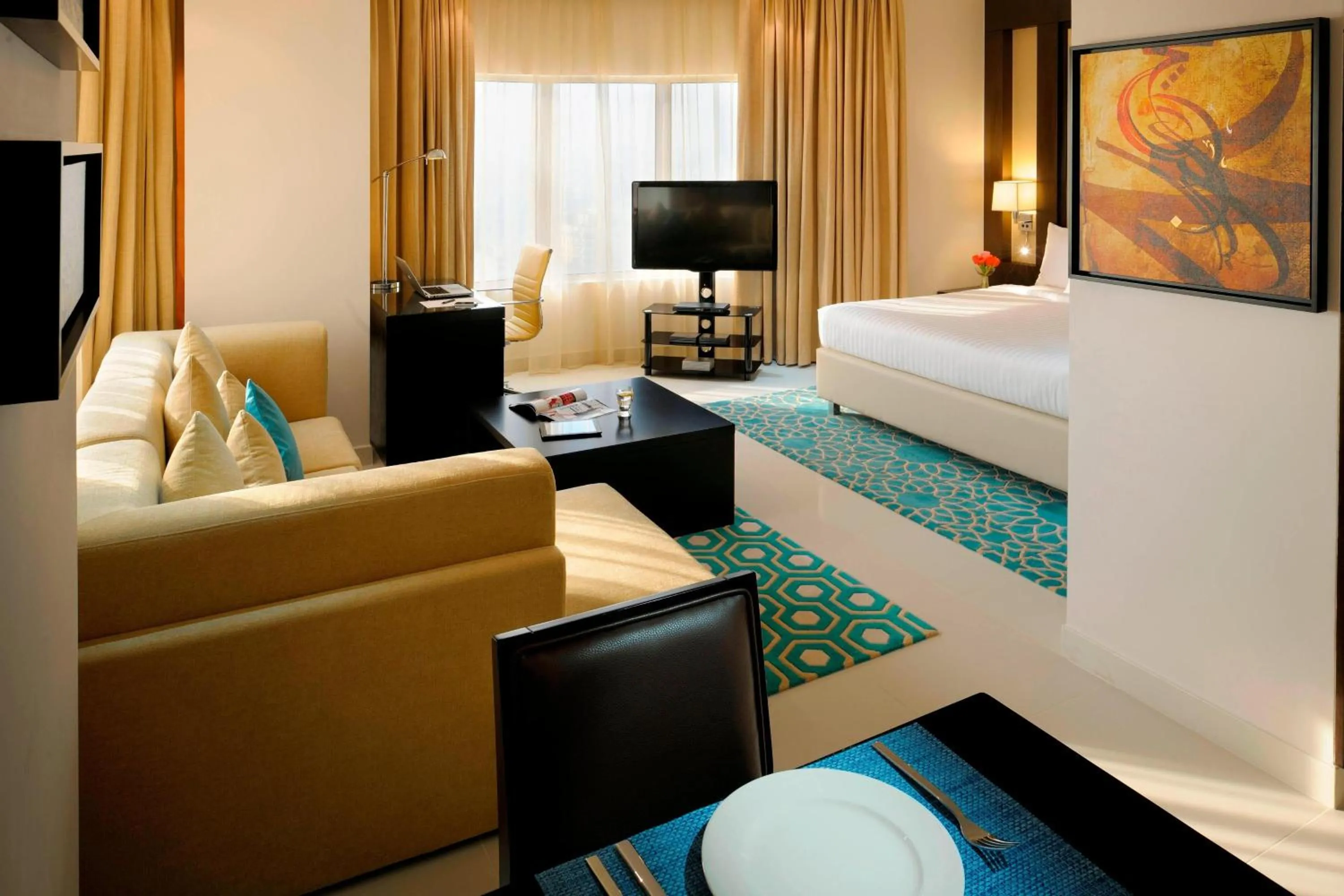 Bedroom, Bed in Residence Inn by Marriott Manama Juffair