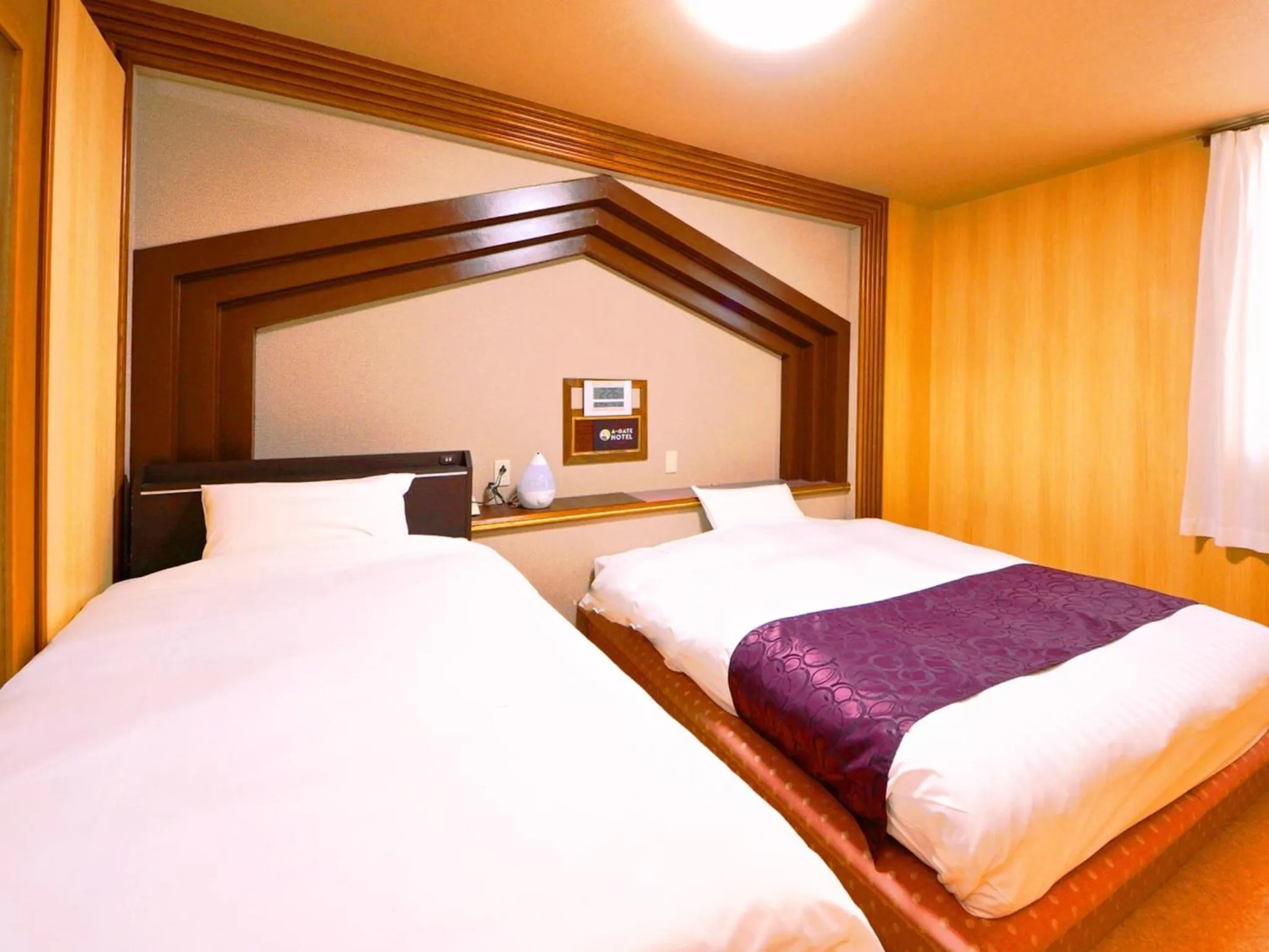 Photo of the whole room, Bed in A-GATE HOTEL 旭川 -Asahikawa-