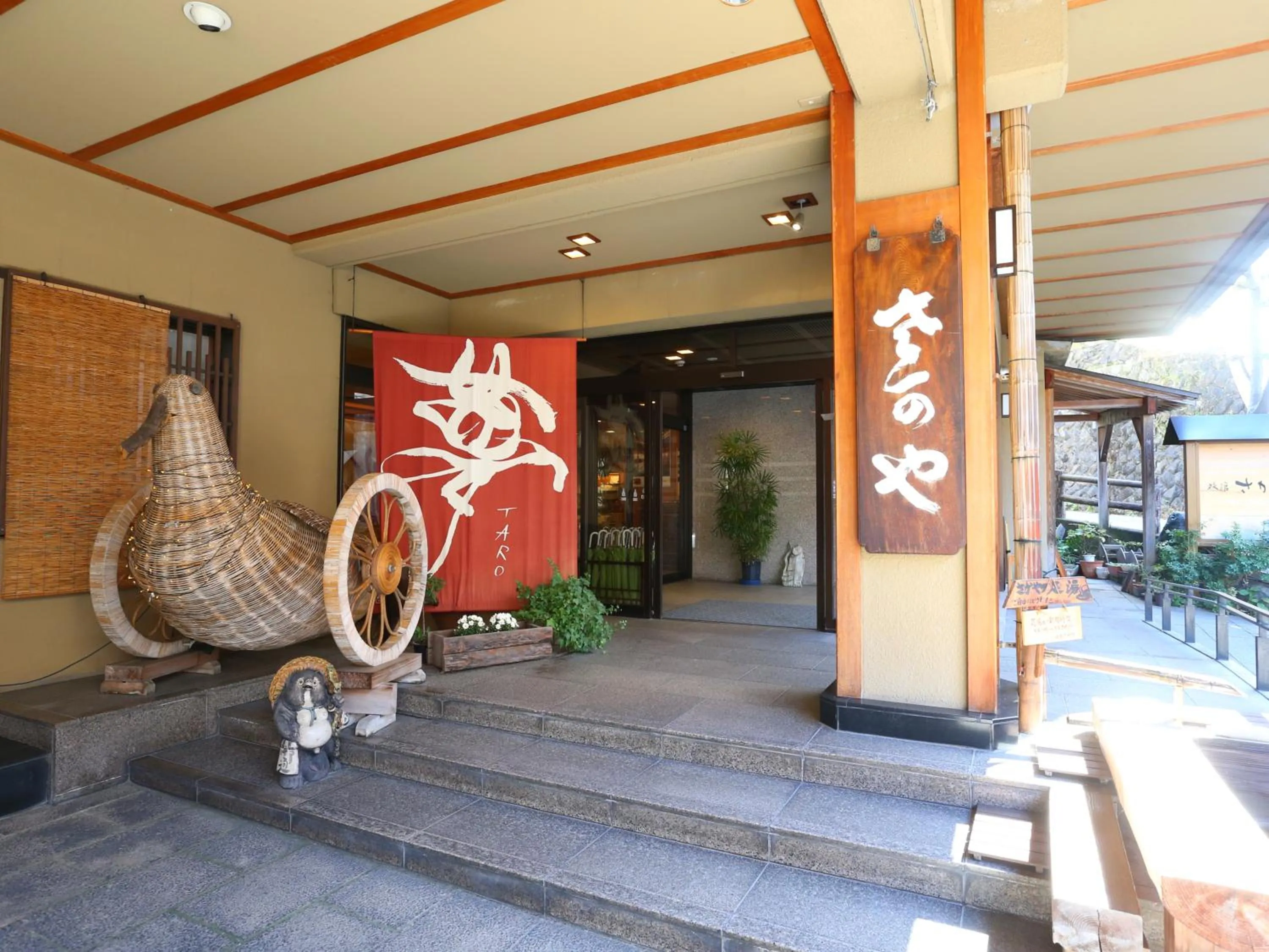 Facade/entrance in Ryokan Sakaya