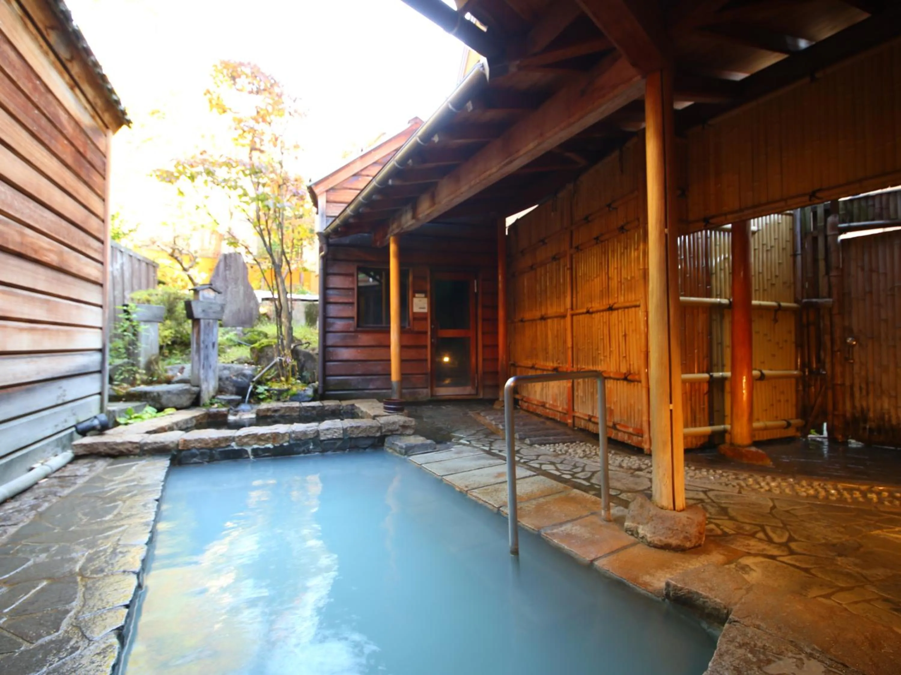 Open Air Bath in Ryokan Sakaya
