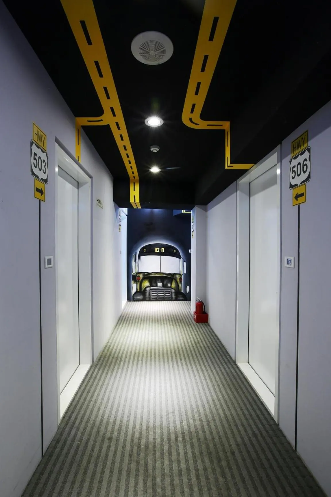 Decorative detail in Hotel Papa Whale-Kaohsiung Formosa Boulevard