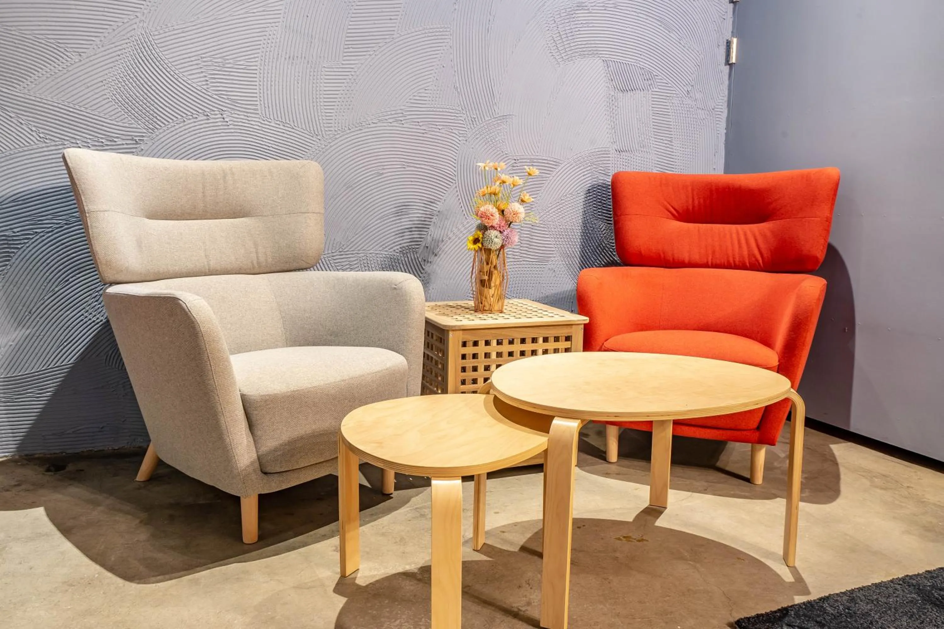 Living room in Hotel Papa Whale-Kaohsiung Formosa Boulevard