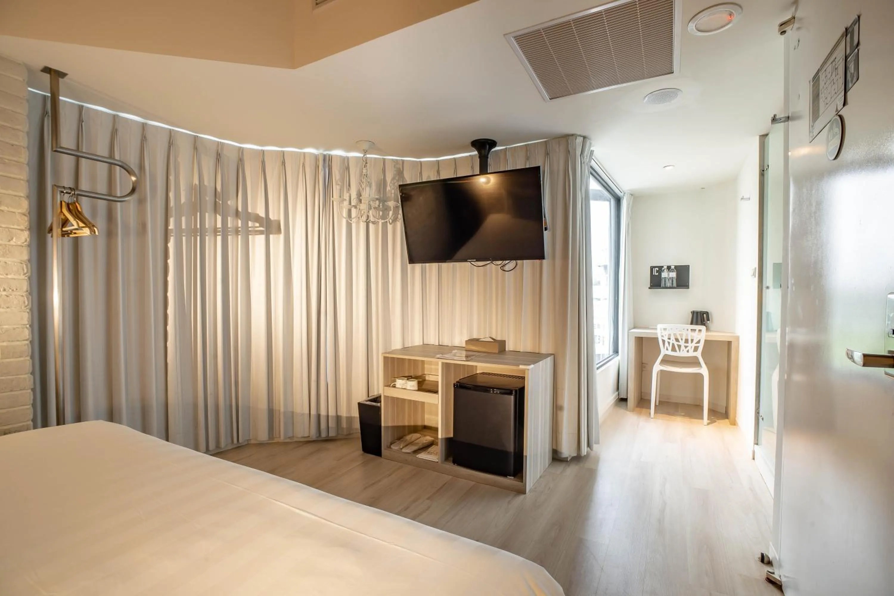 Bed in Hotel Papa Whale-Kaohsiung Formosa Boulevard