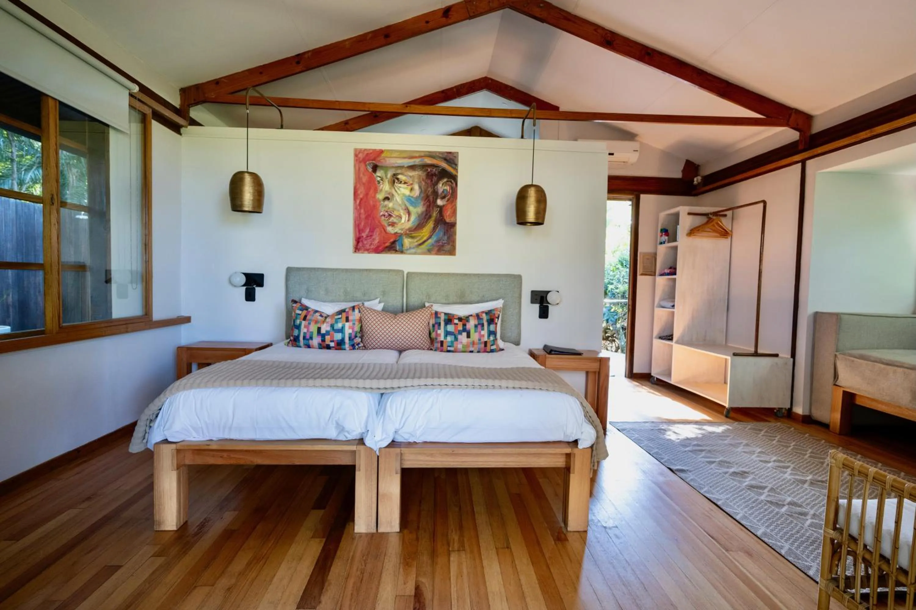 Bedroom, Bed in Makakatana Bay Lodge