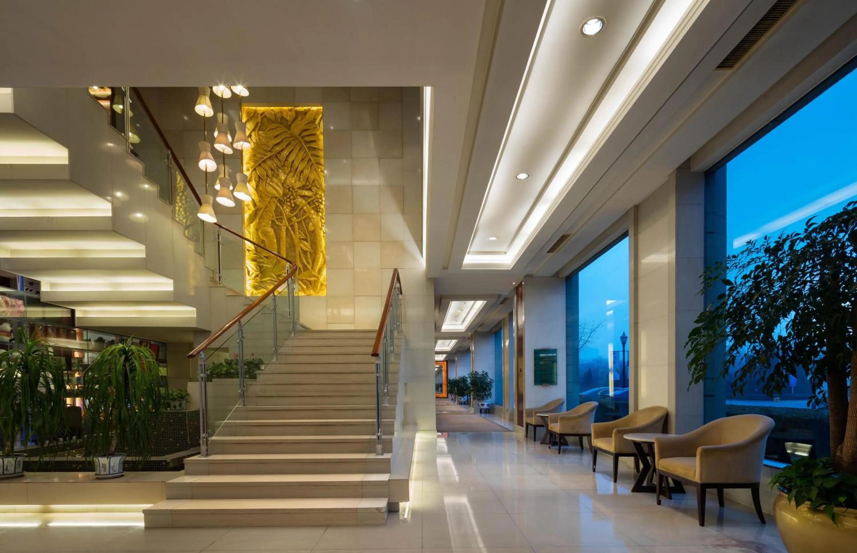 Lobby or reception in Ramada Beijing North