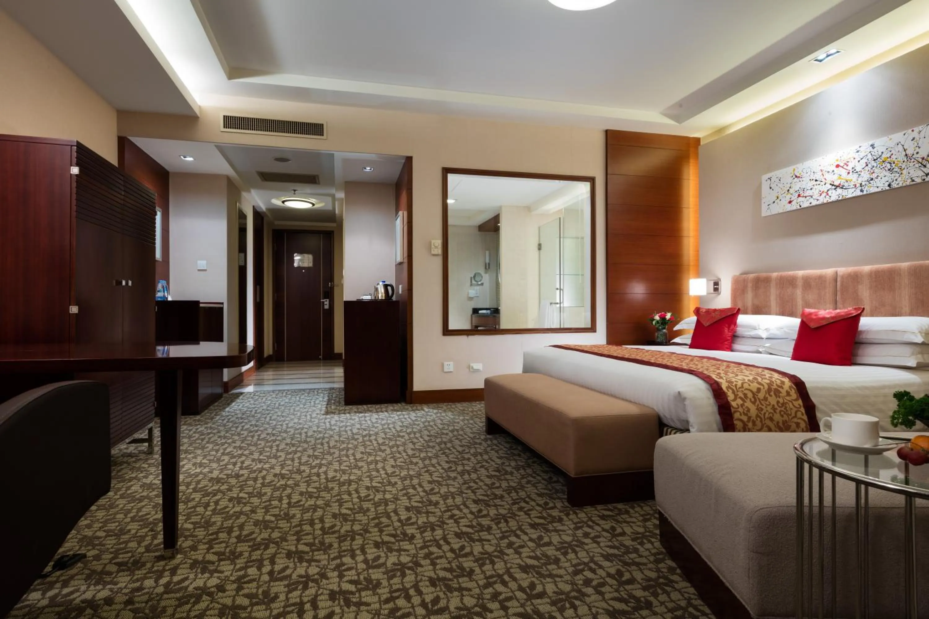 Photo of the whole room, Bed in Ramada Beijing North