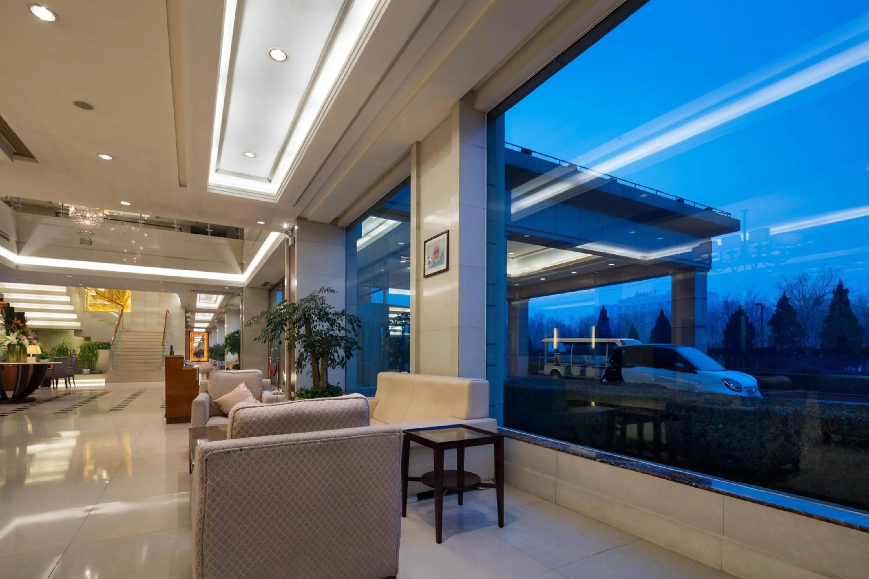 Communal lounge/ TV room in Ramada Beijing North