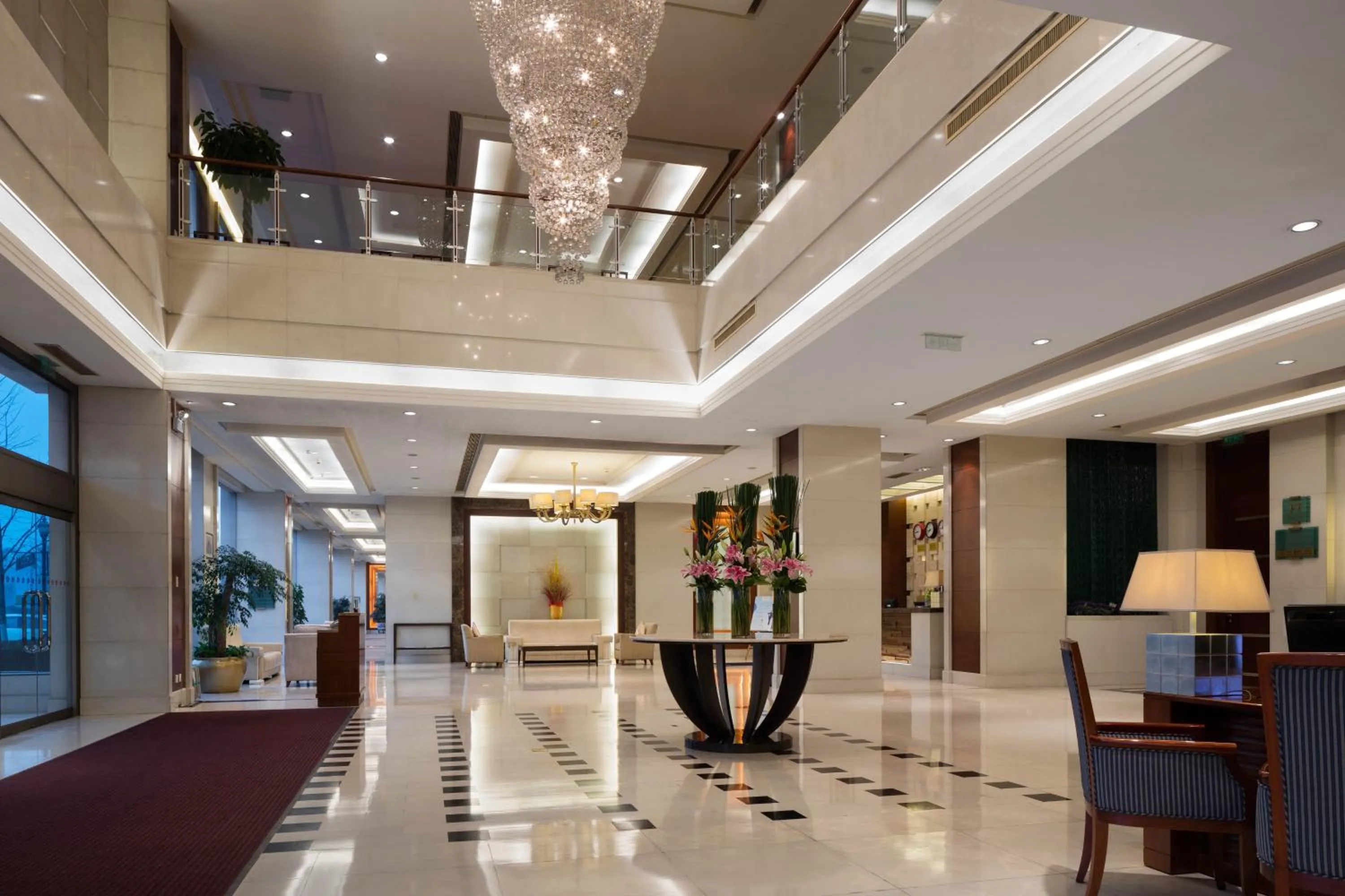 Lobby or reception in Ramada Beijing North