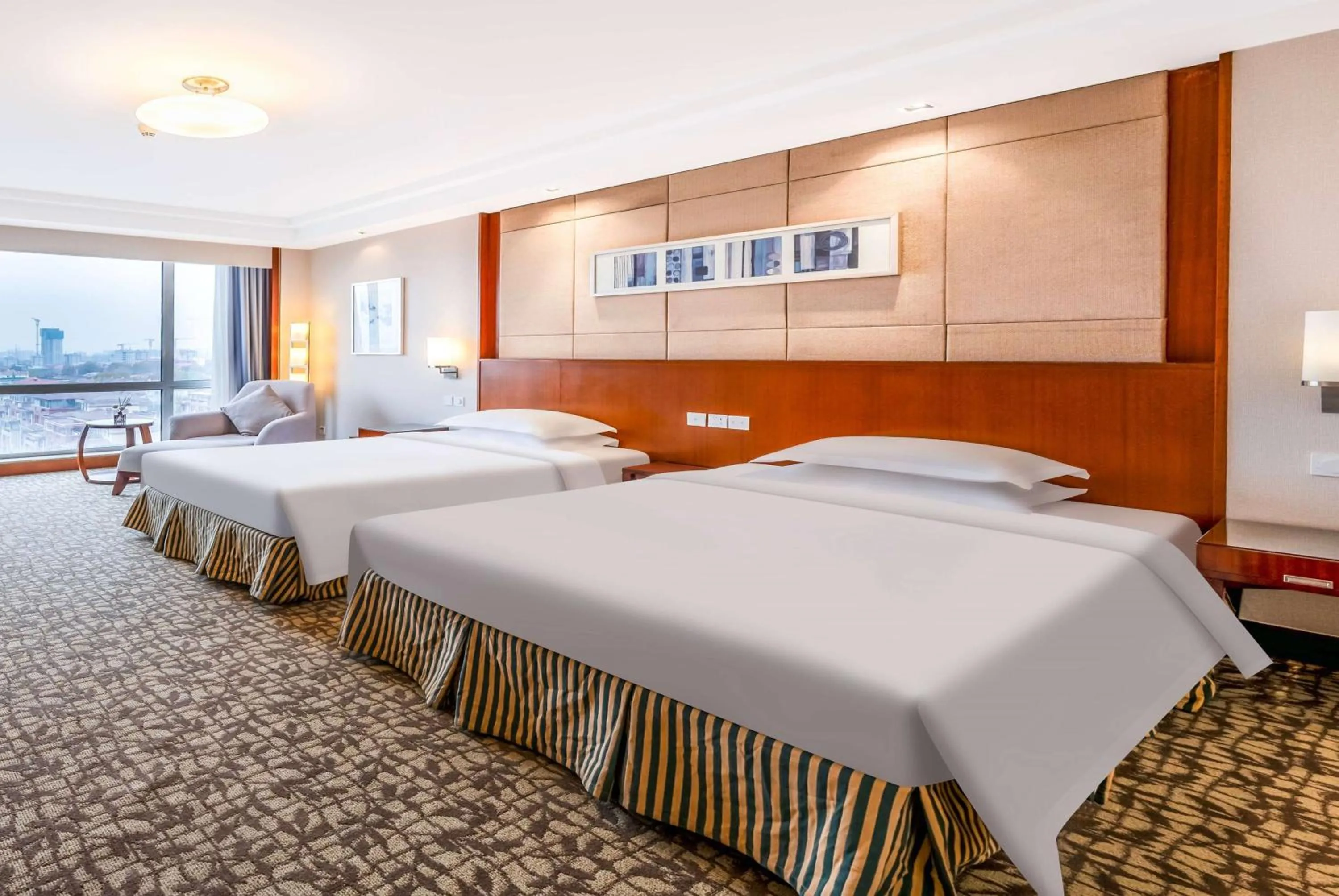 Photo of the whole room, Bed in Ramada Beijing North