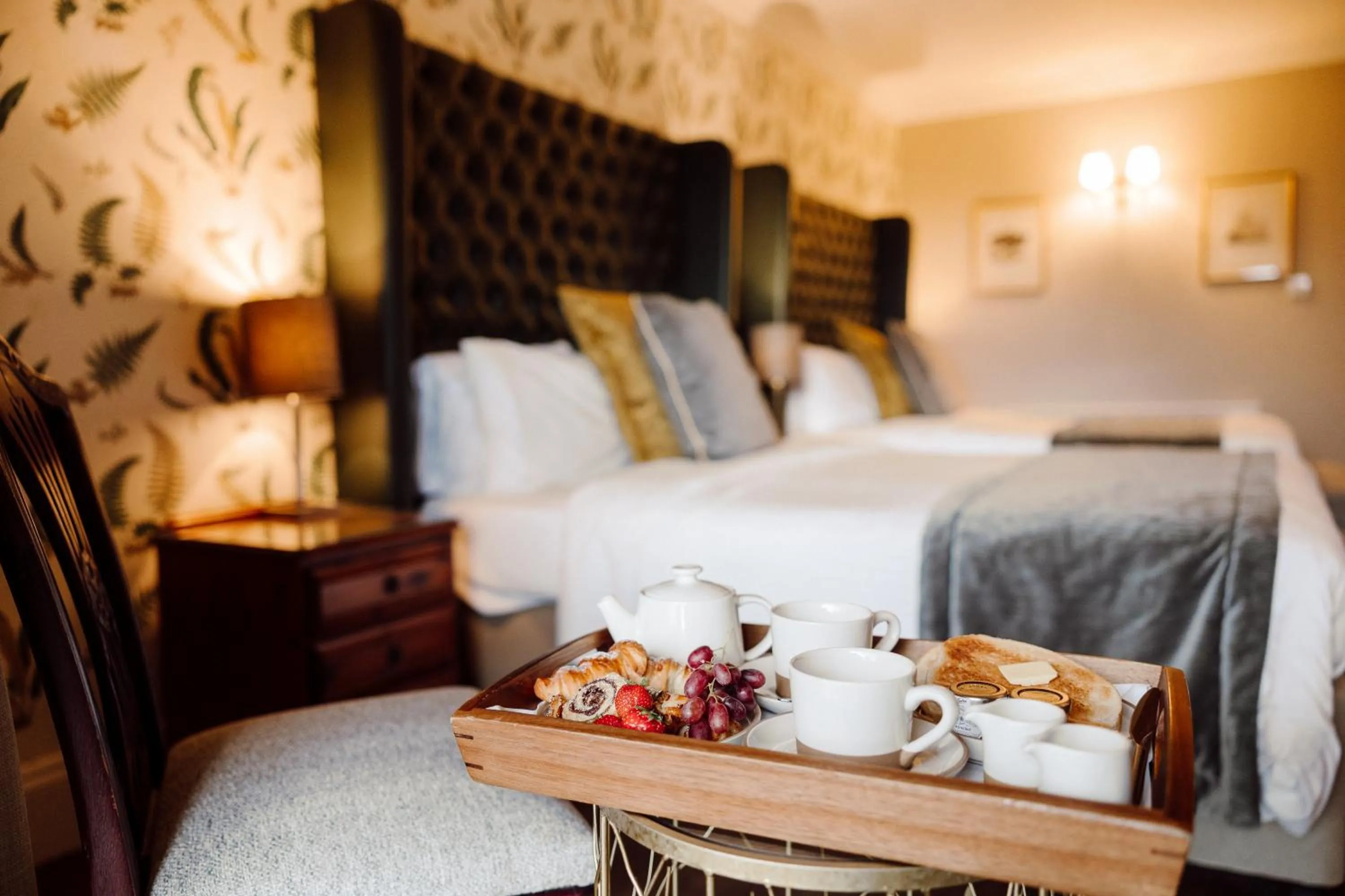 Bed in New House Country Hotel