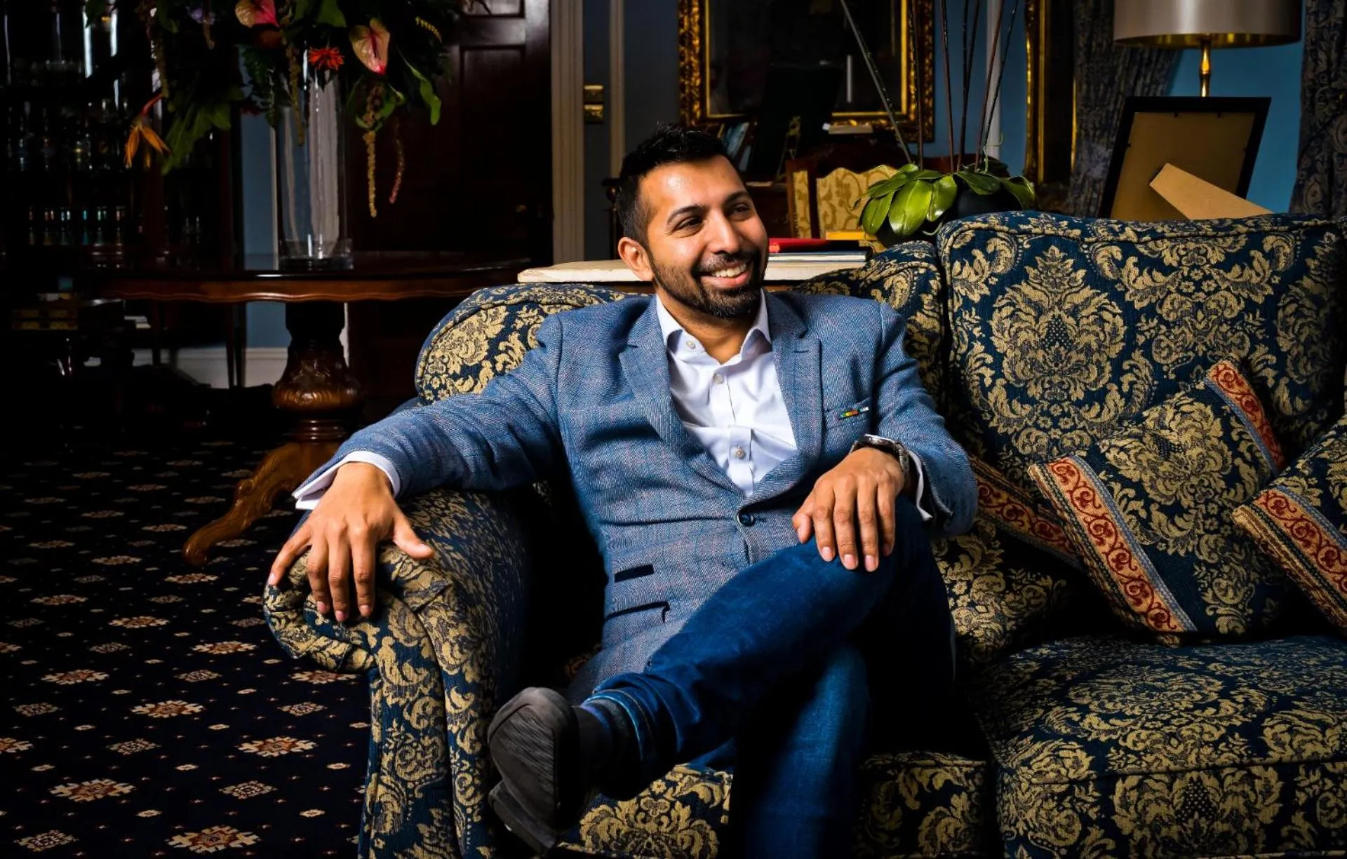 Lounge or bar in Plas Dinas Country House