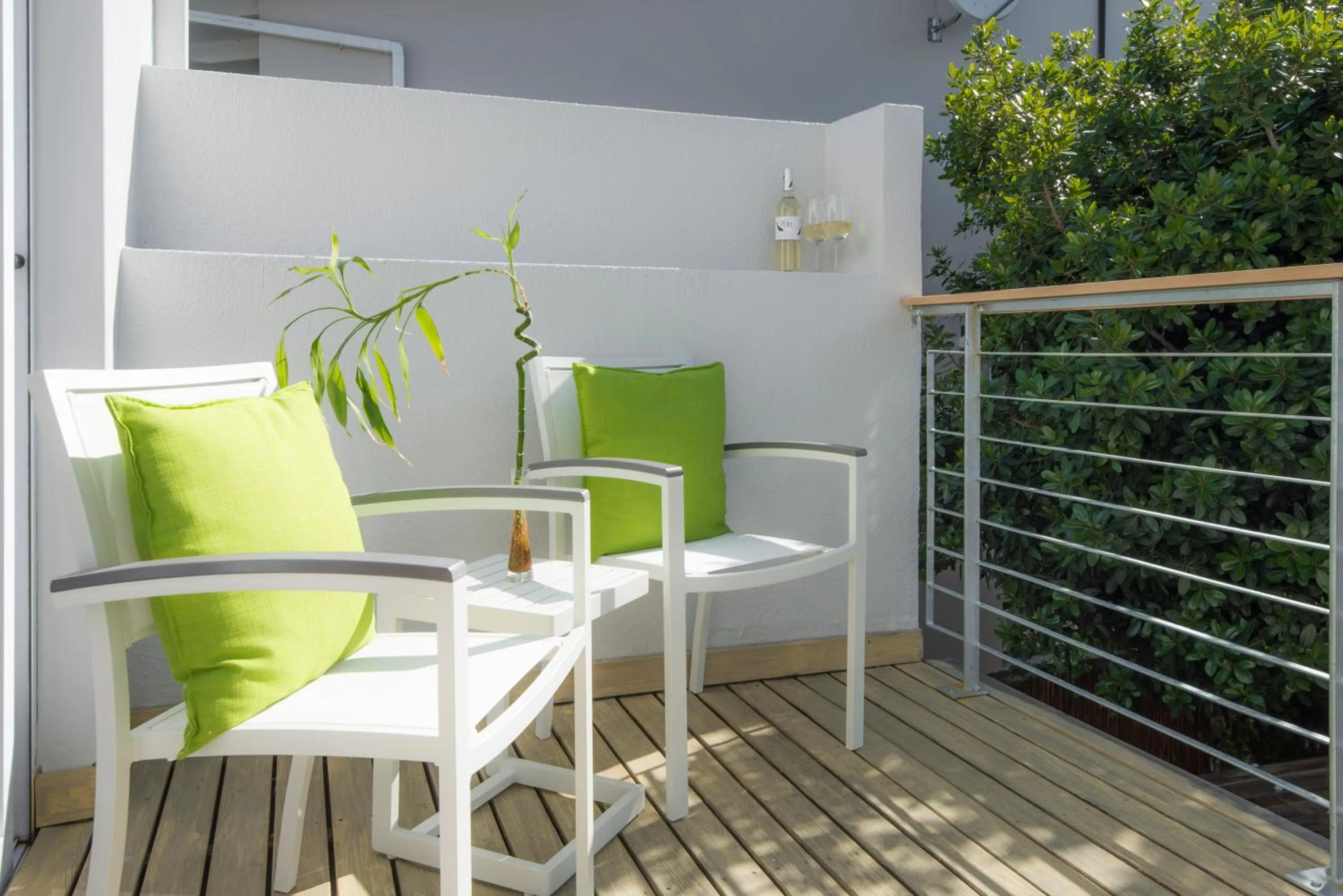 Patio in Bamboo Guest House