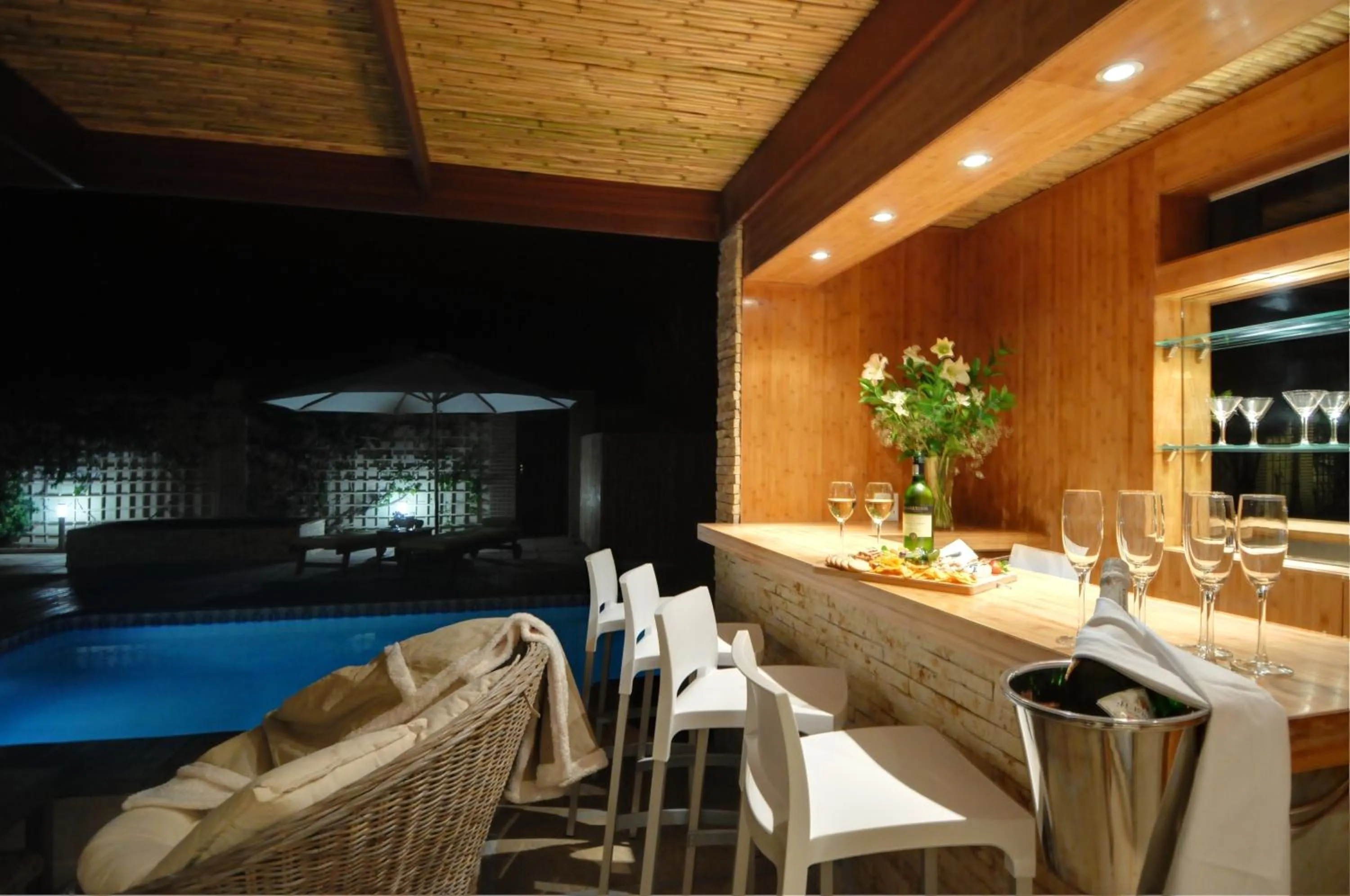 Drinks in Bamboo Guest House