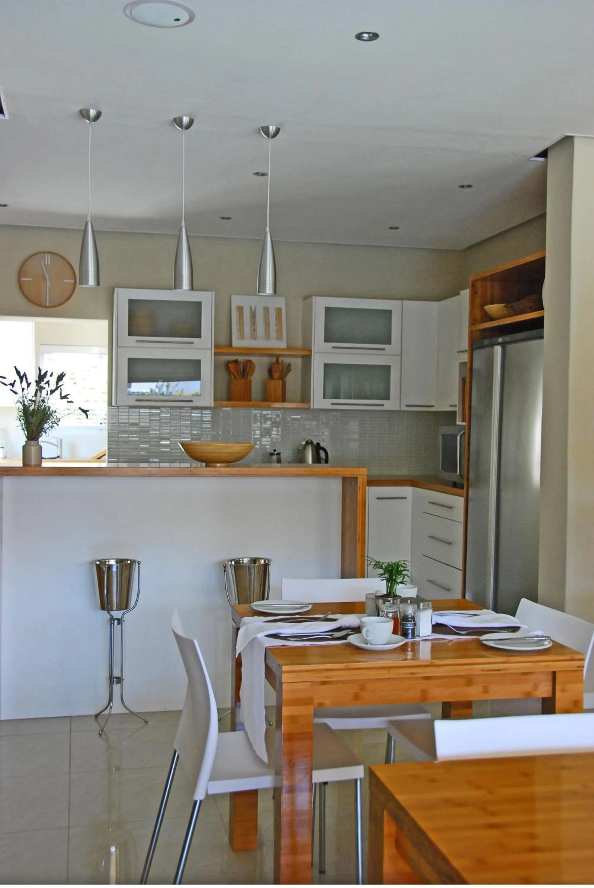 Dining area in Bamboo Guest House