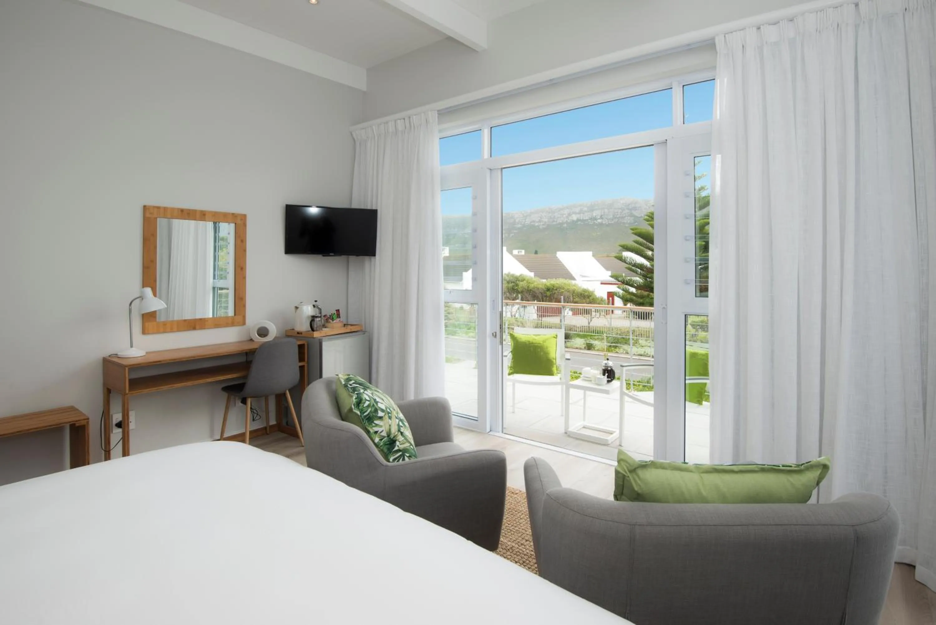 Bed in Bamboo Guest House