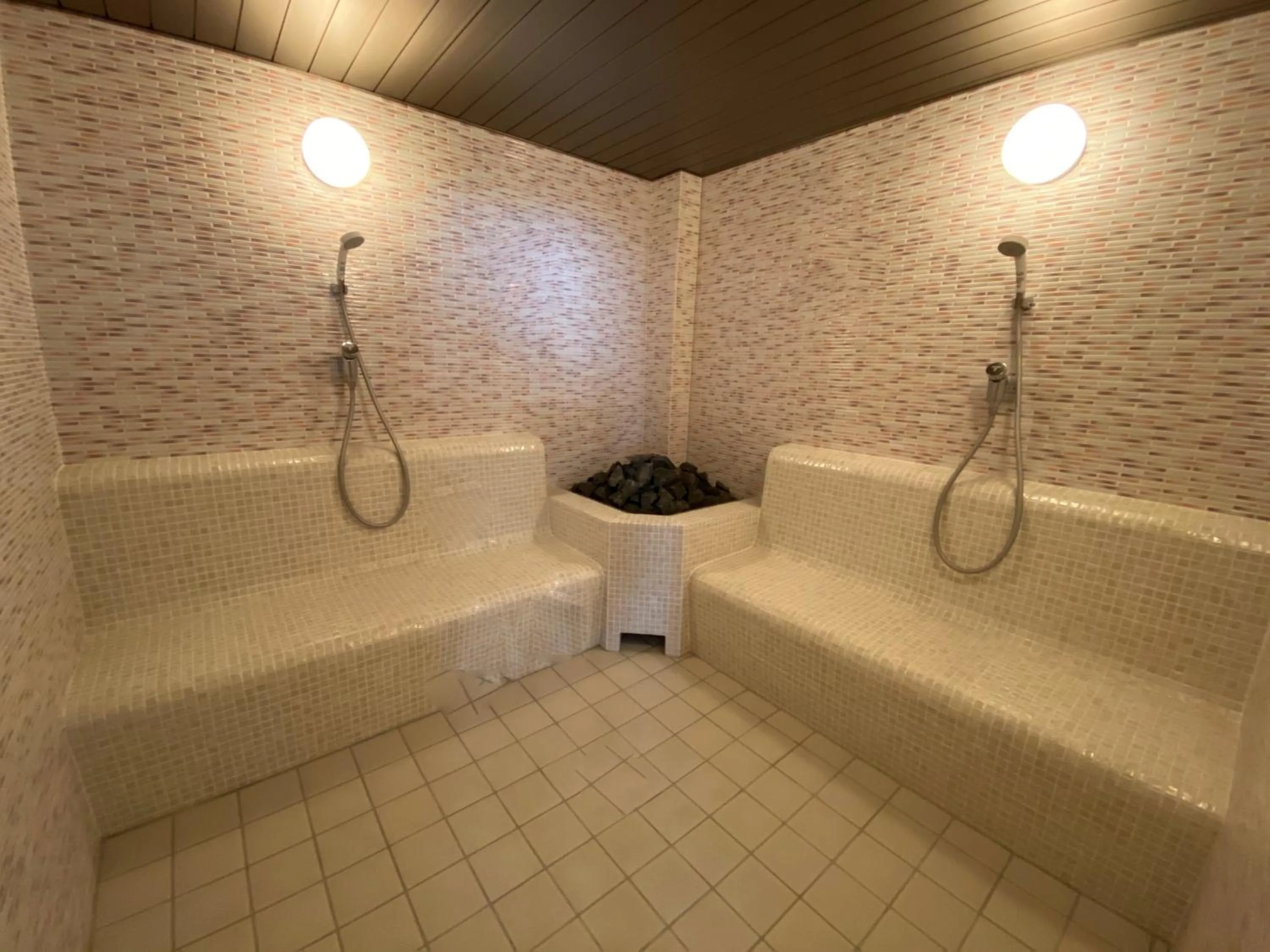 Steam room in Dogo Prince Hotel