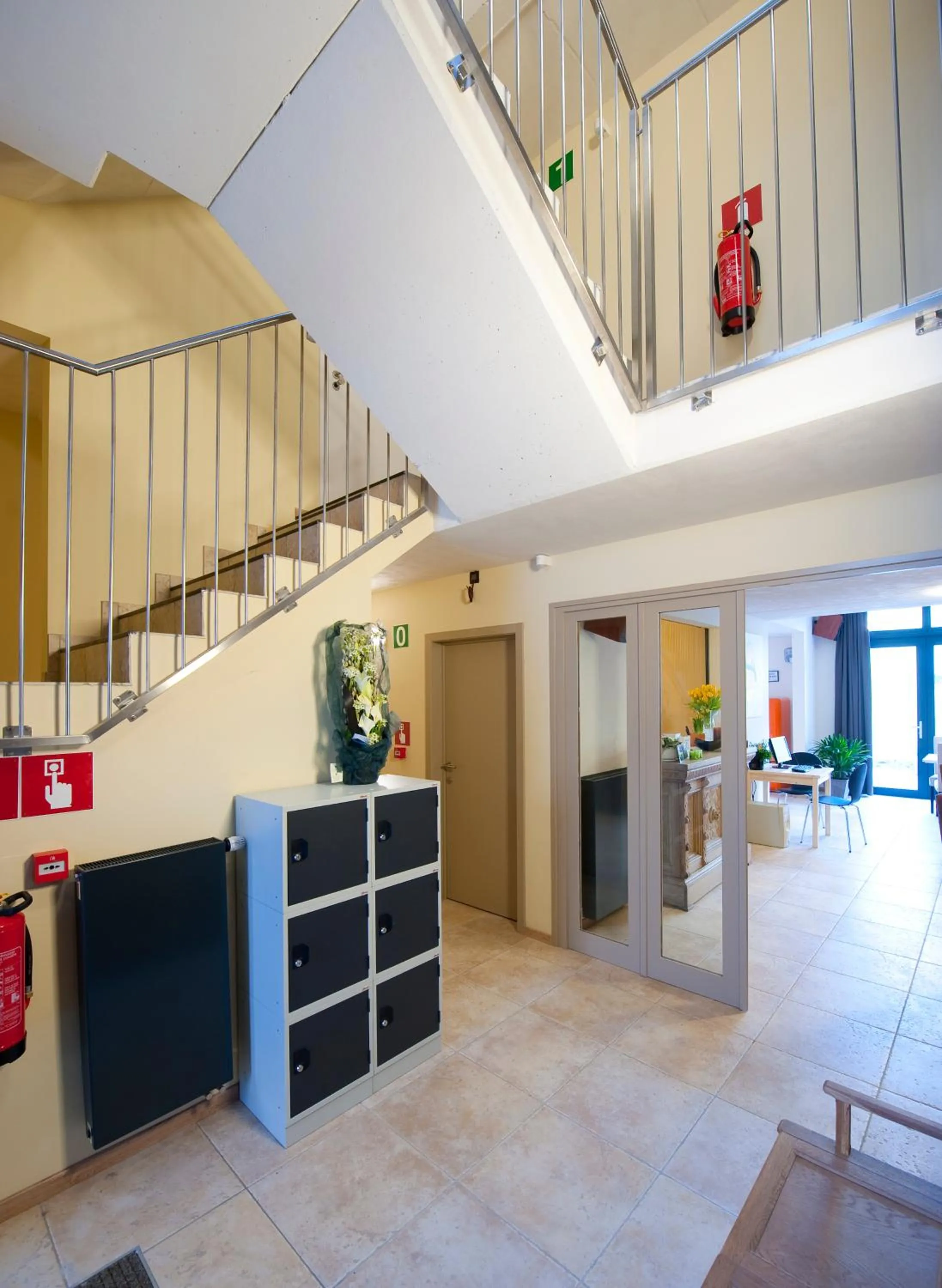 Lobby or reception in Leuven City Hostel