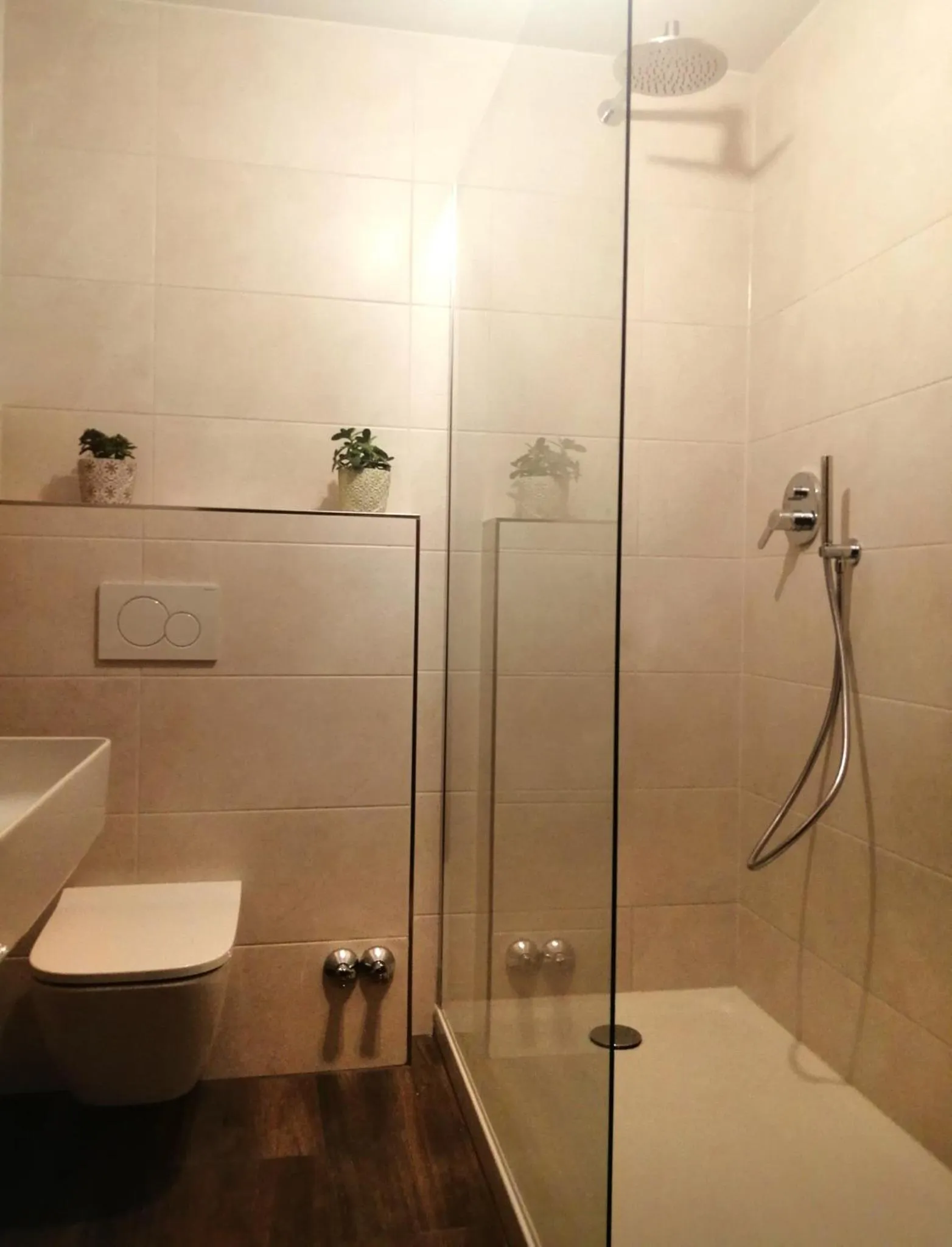 Shower in Pension Almhof Baumgarten