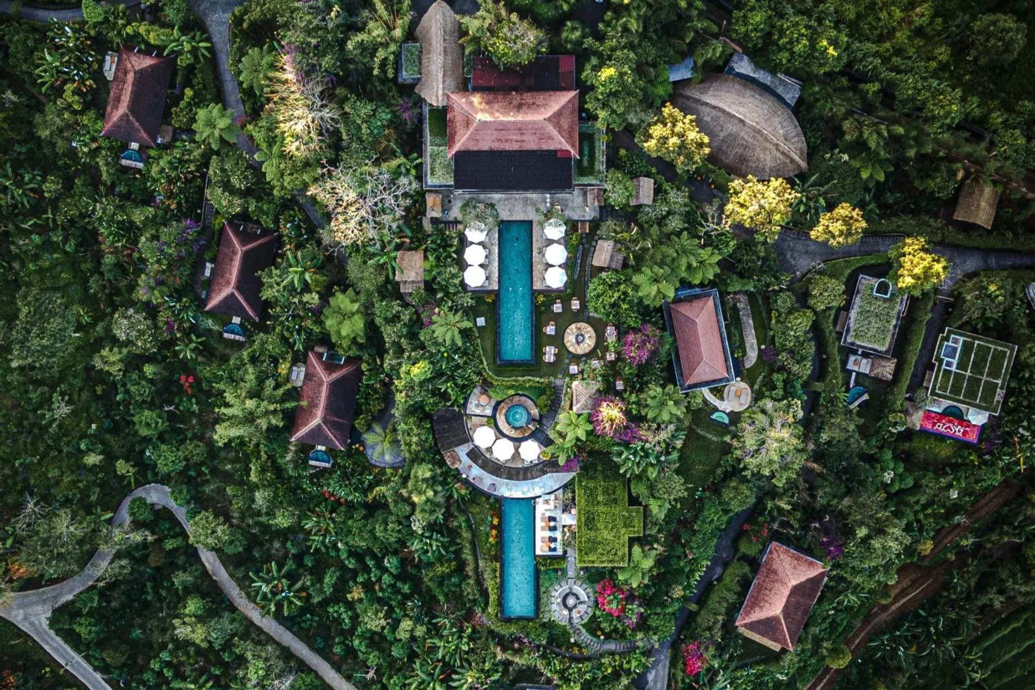 Swimming pool in Munduk Moding Plantation Nature Resort