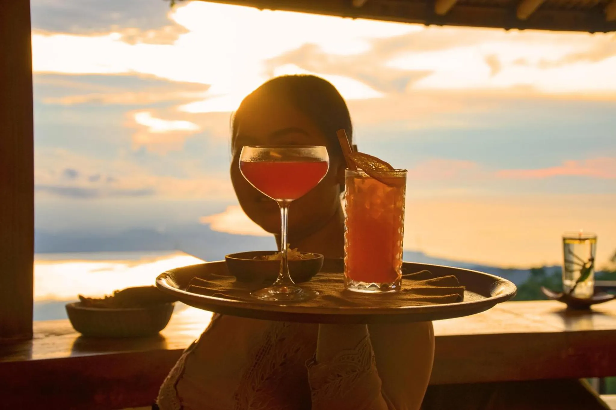Drinks in Munduk Moding Plantation Nature Resort