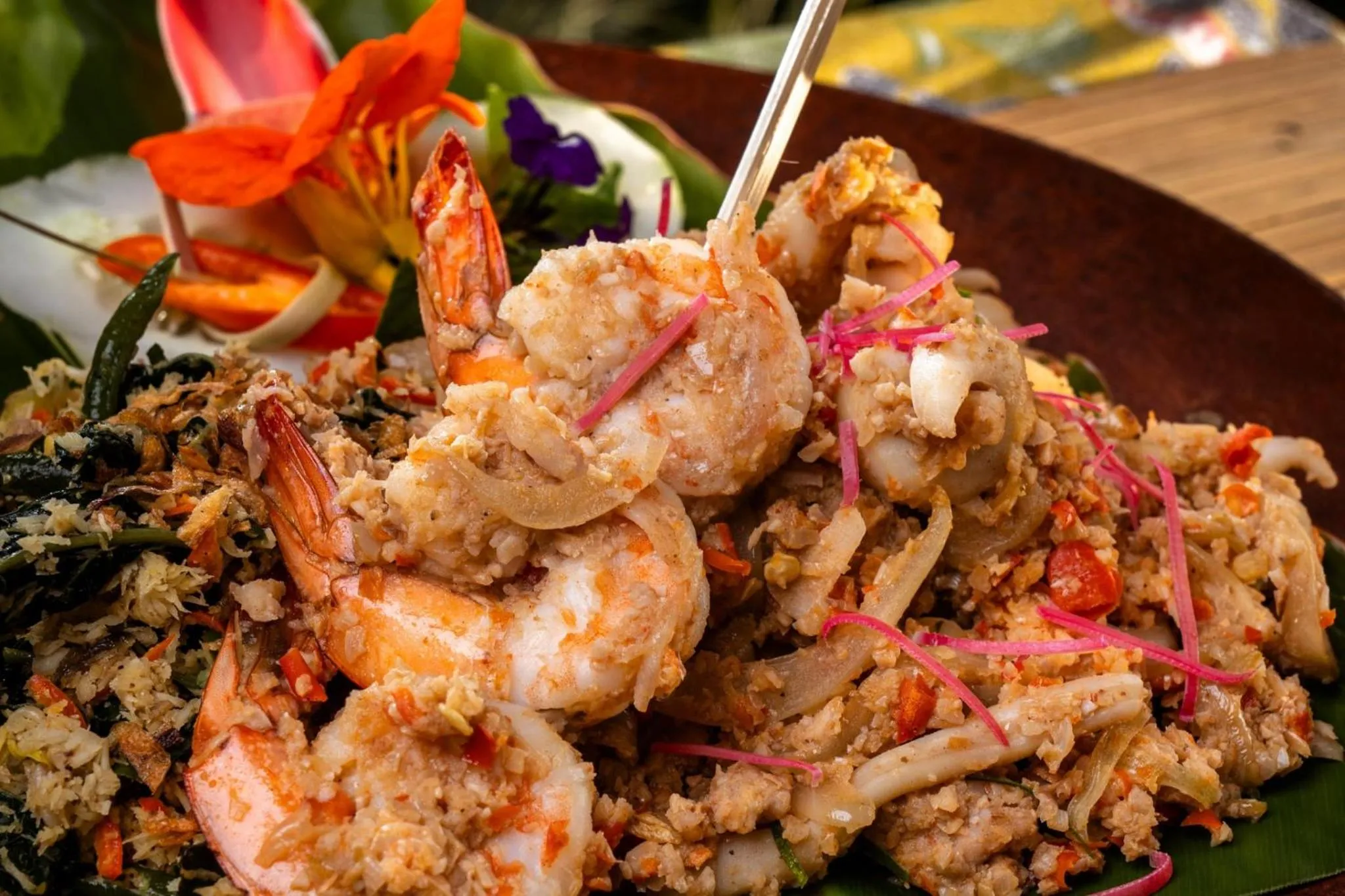 Food in Munduk Moding Plantation Nature Resort