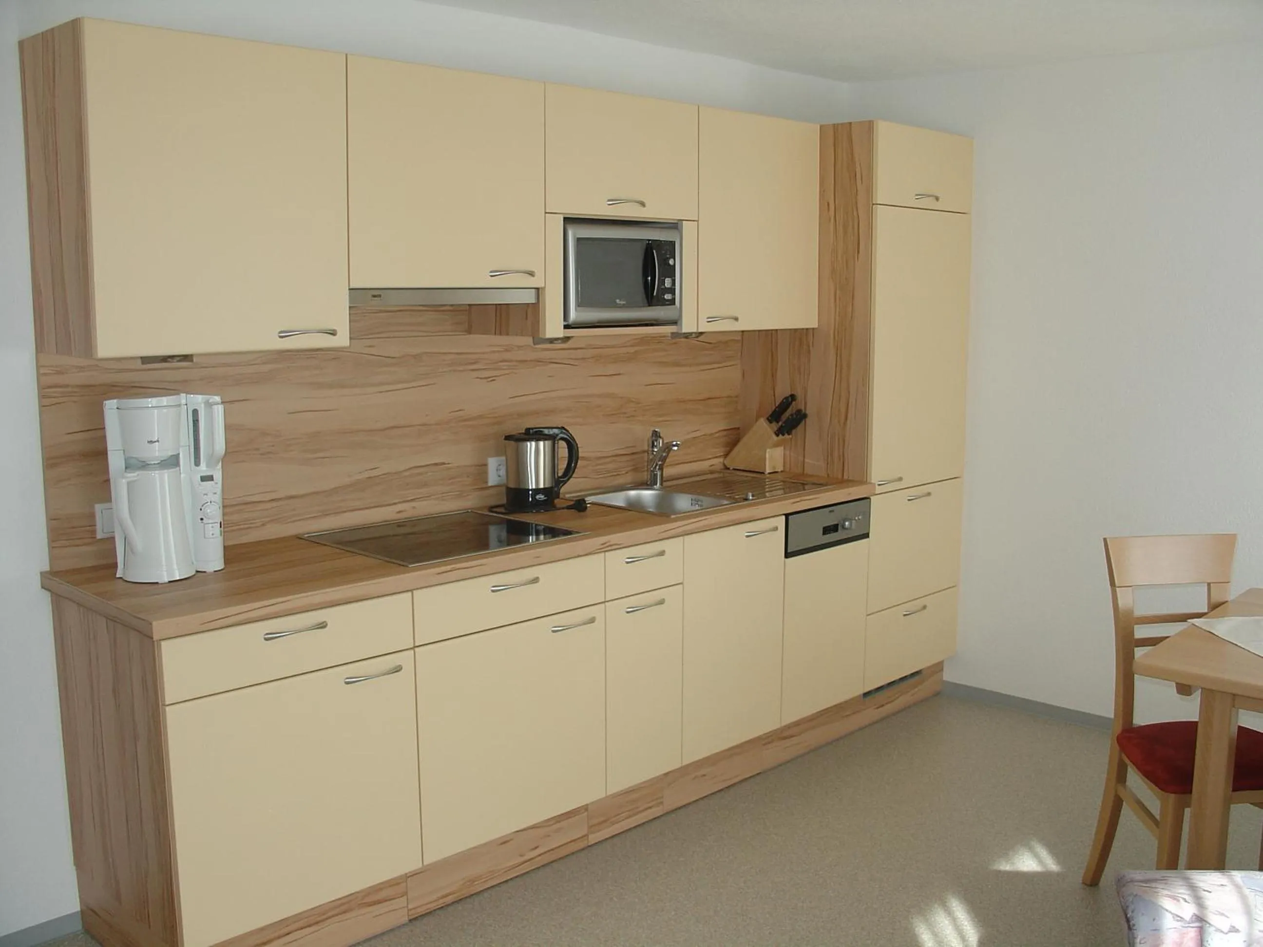 Communal kitchen in Pension Waldesruh