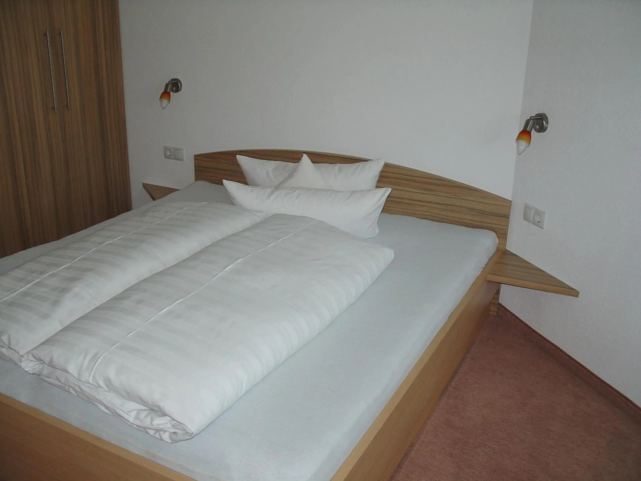 Decorative detail, Bed in Pension Waldesruh