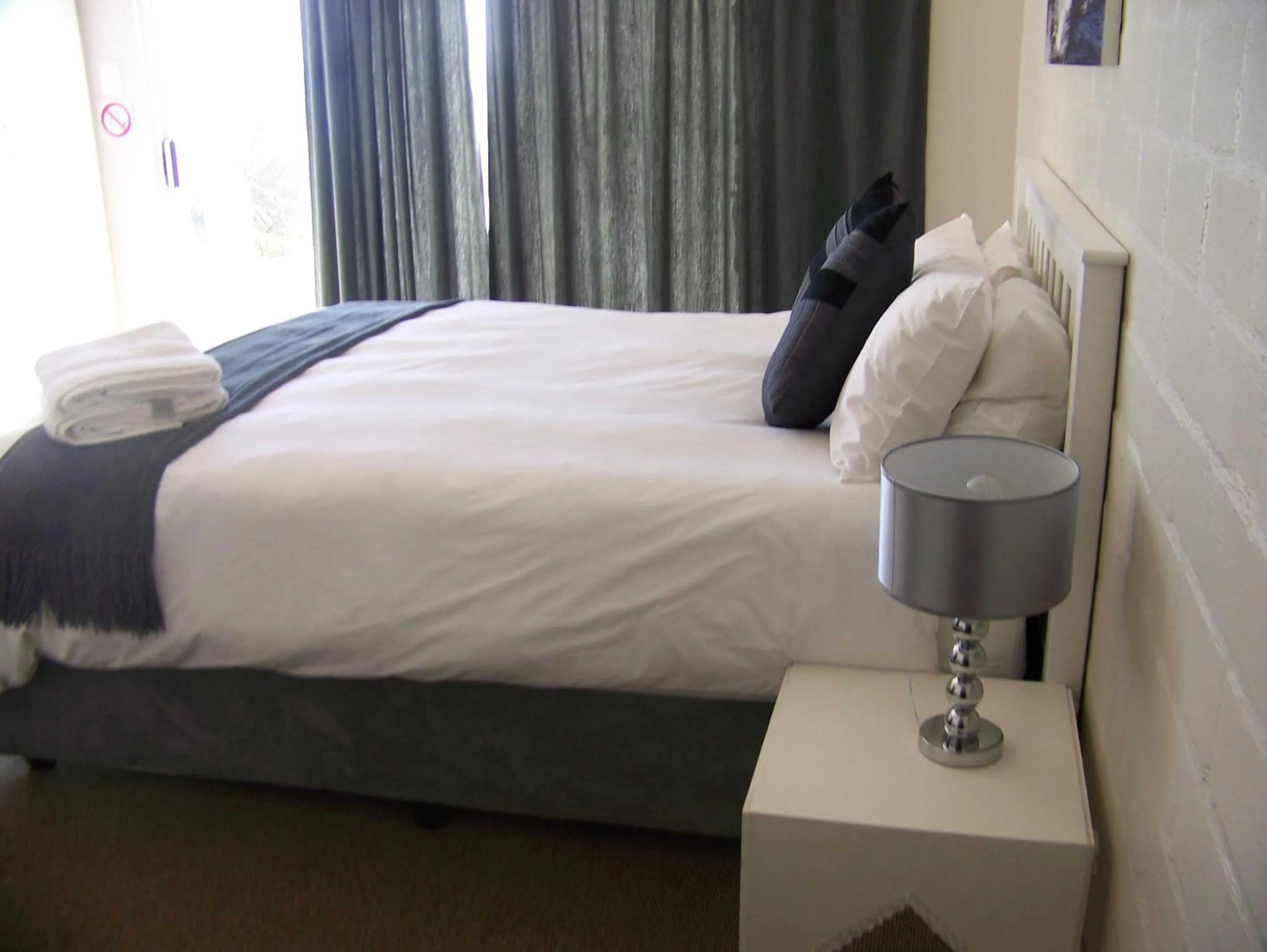 Bed in Masada Guest House