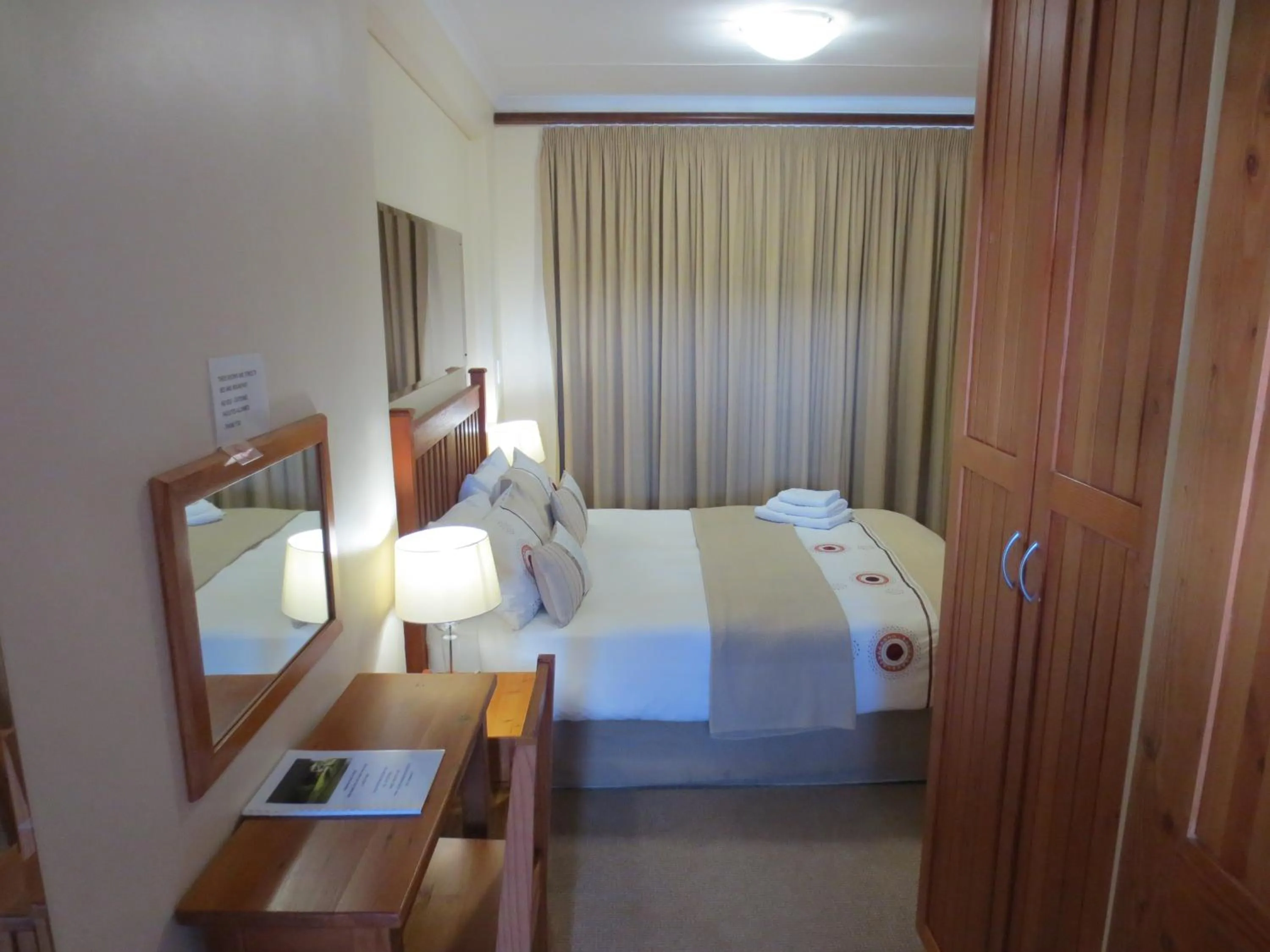 Bed in Masada Guest House