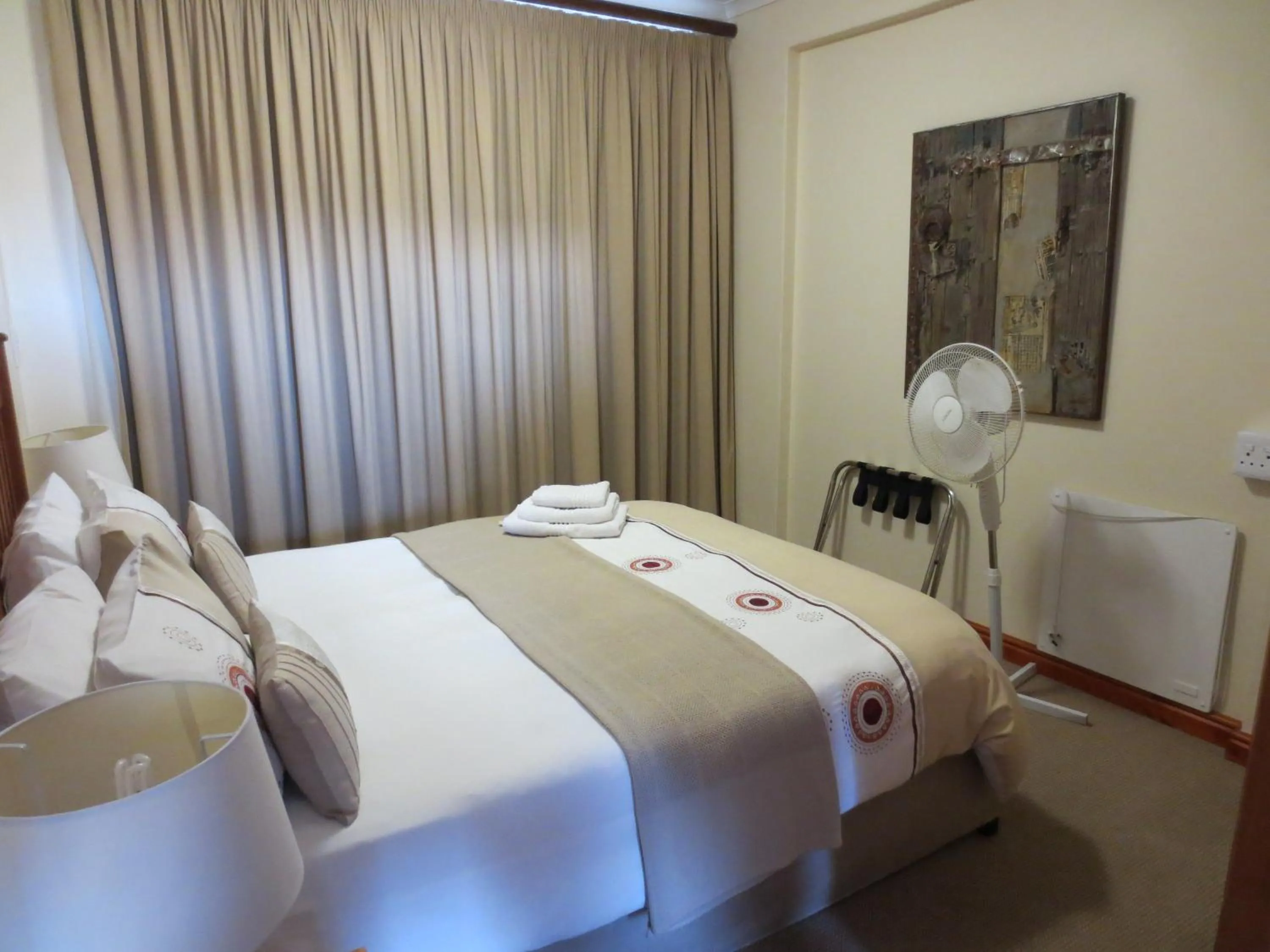 Bed in Masada Guest House