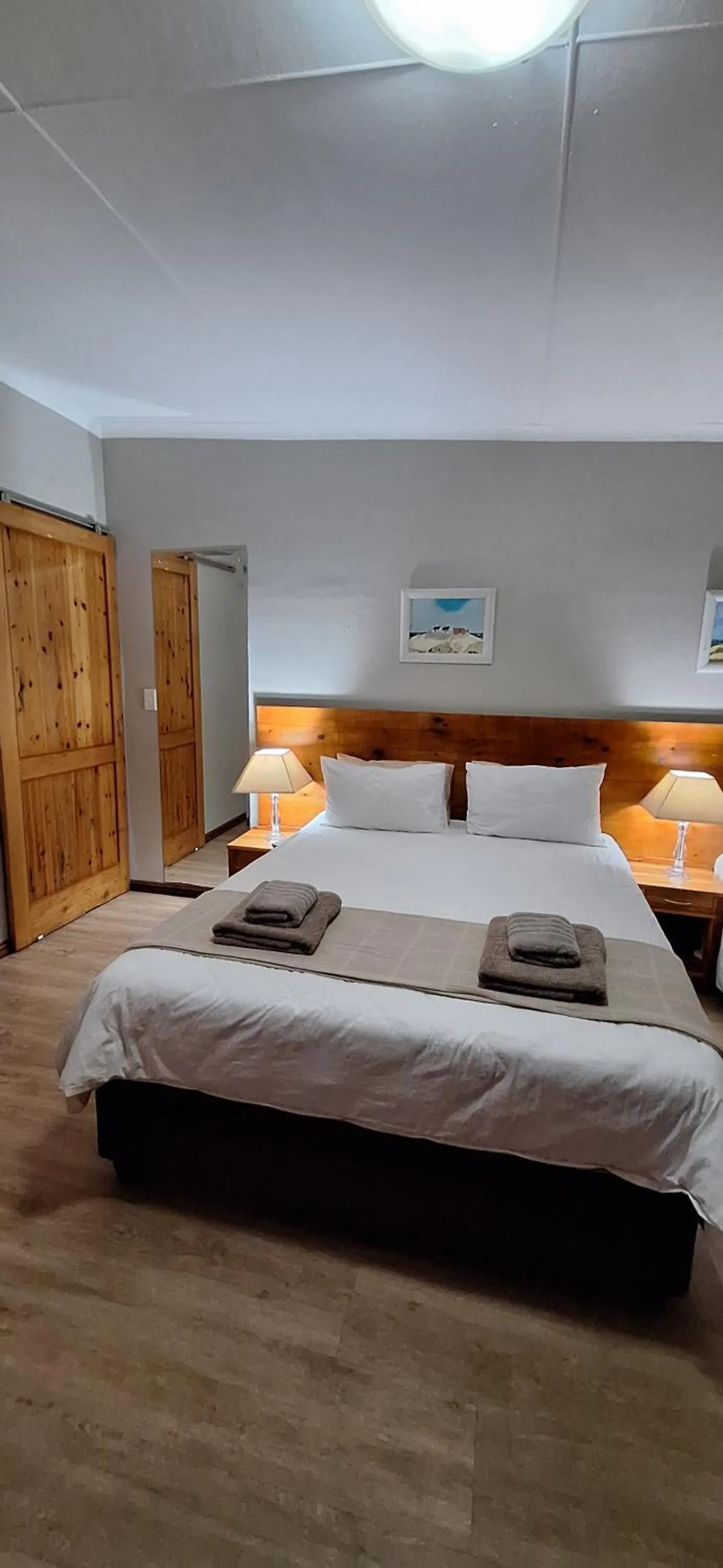 Bed in Masada Guest House