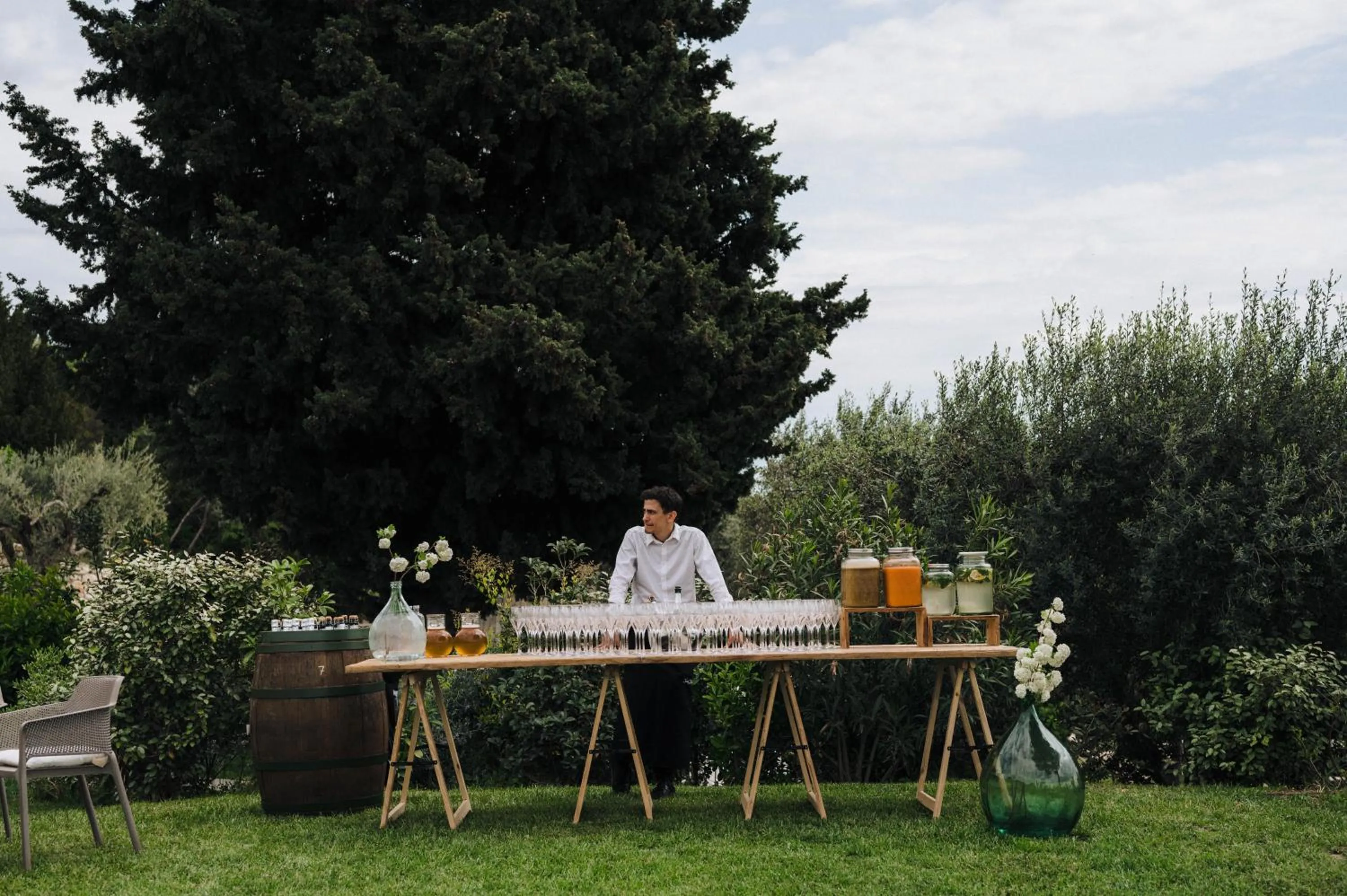 Garden view in Corte San Mattia