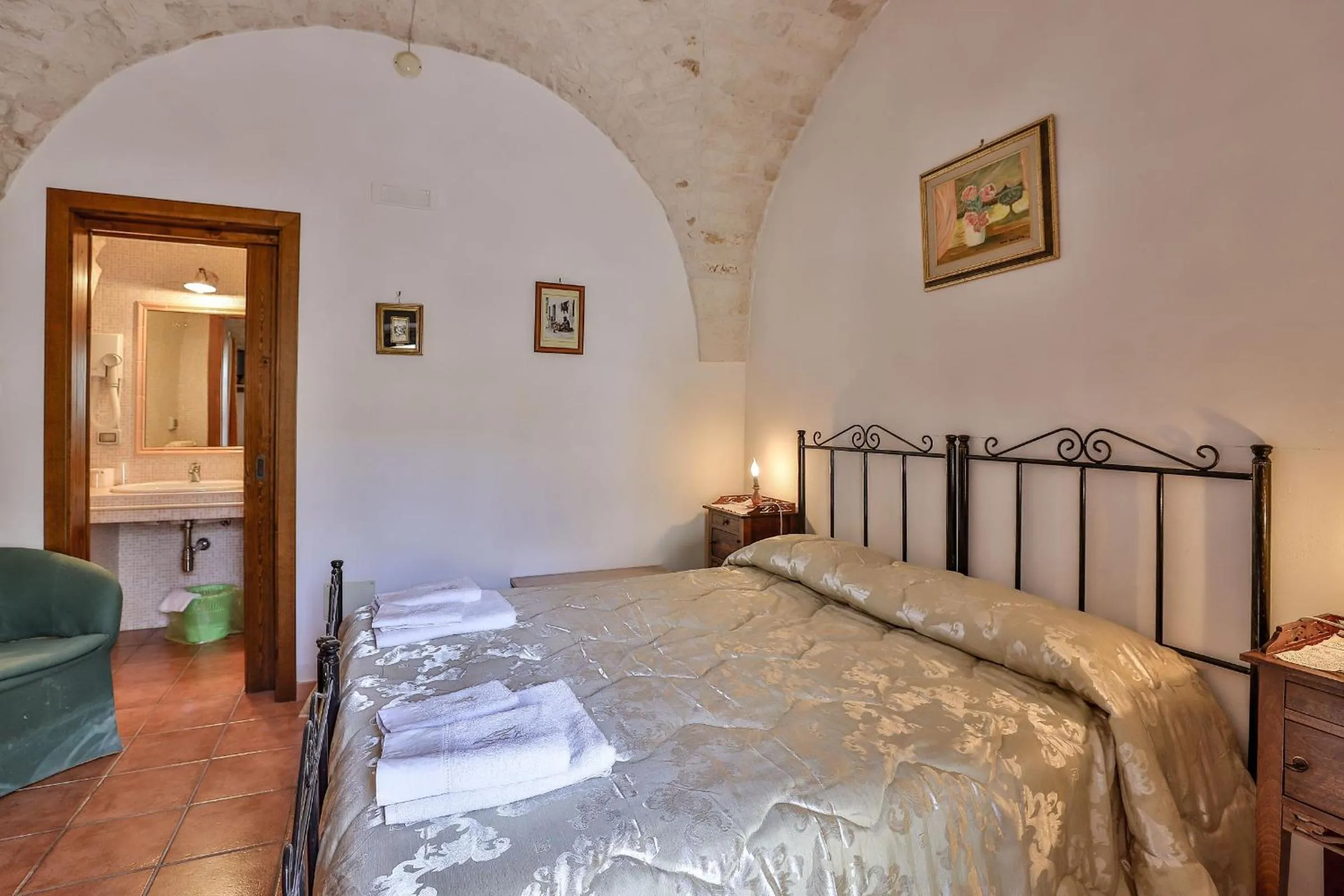 Bed in Masseria Casina Vitale