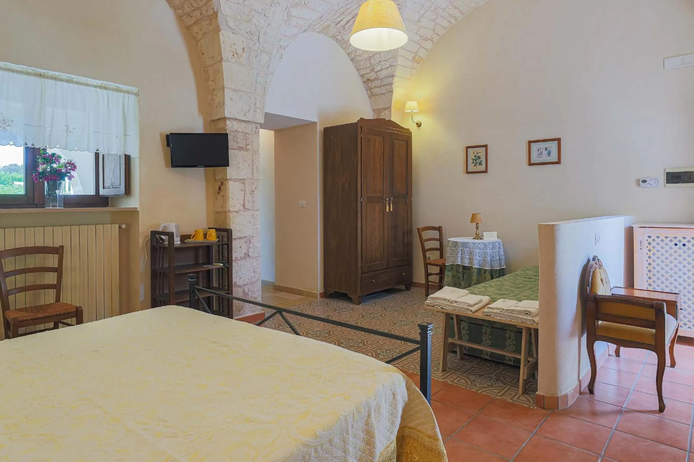 Bed in Masseria Casina Vitale