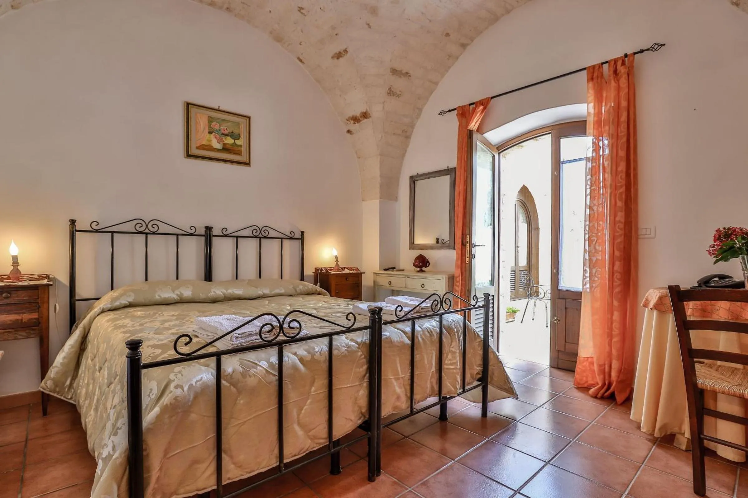 Bed in Masseria Casina Vitale