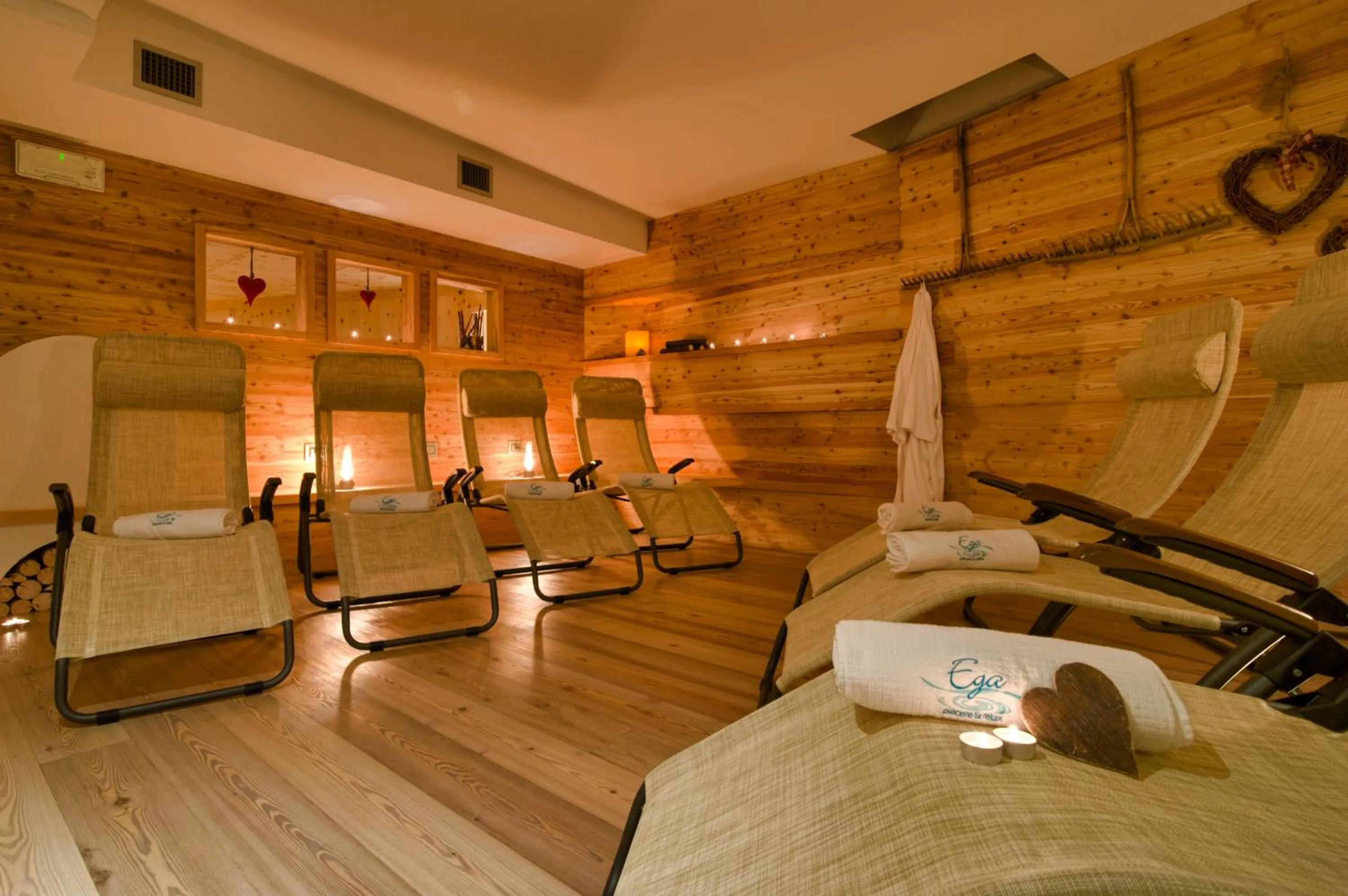 Sauna in Hotel La Serenella