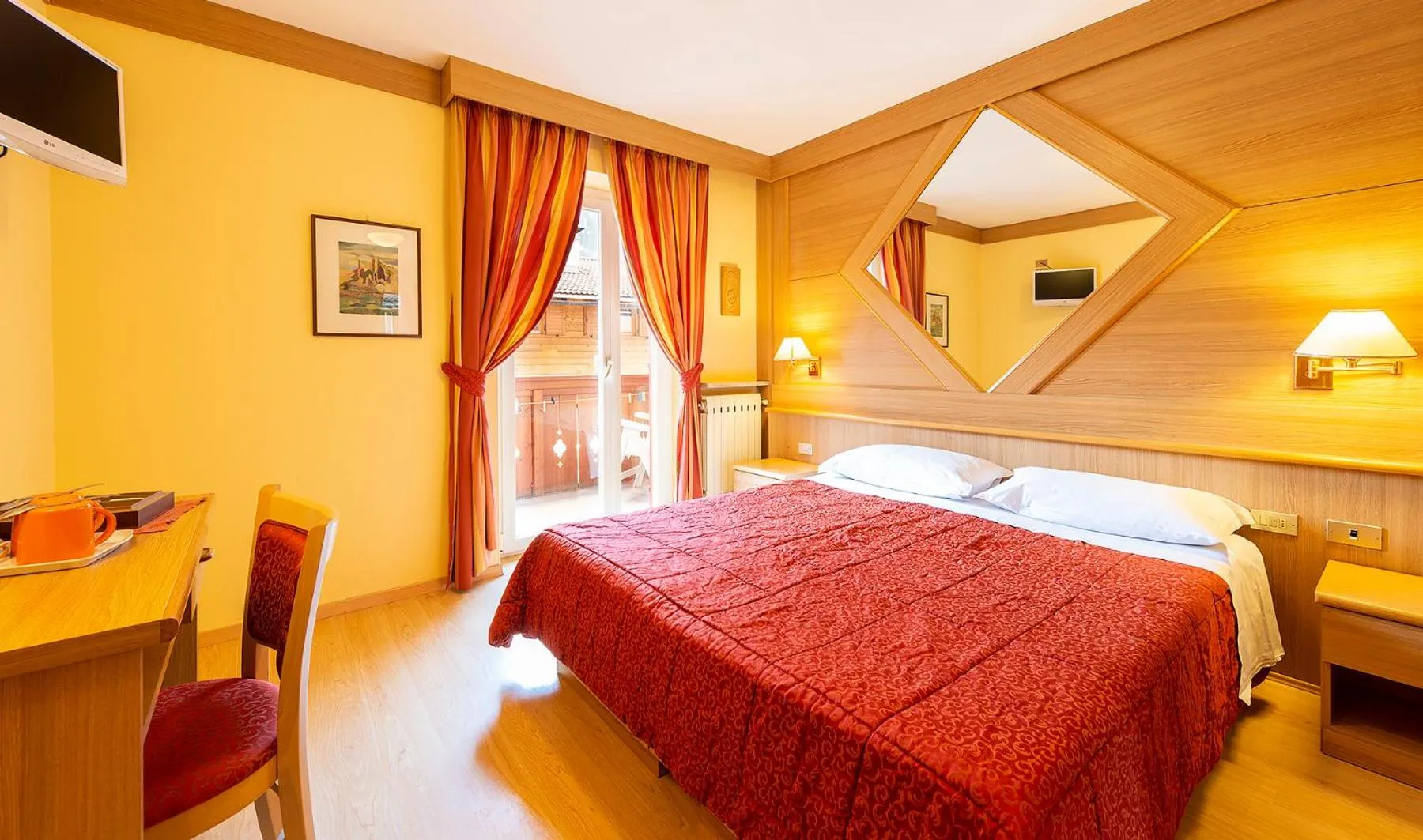 Bedroom, Bed in Hotel La Serenella