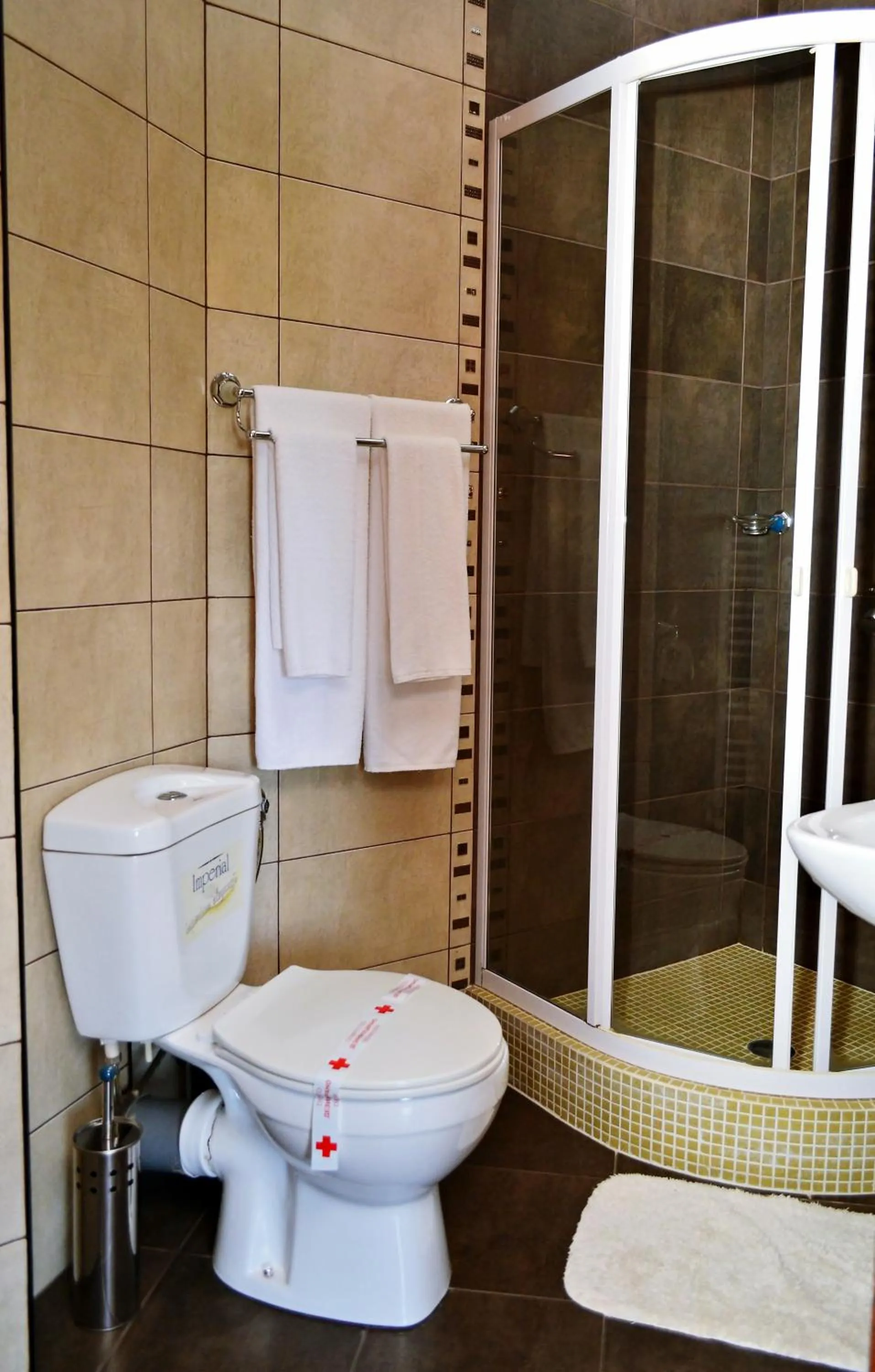 Bathroom in Family Hotel Maraya