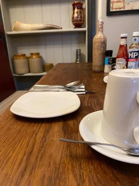 Breakfast in The Ilchester Arms Hotel, Ilchester Somerset