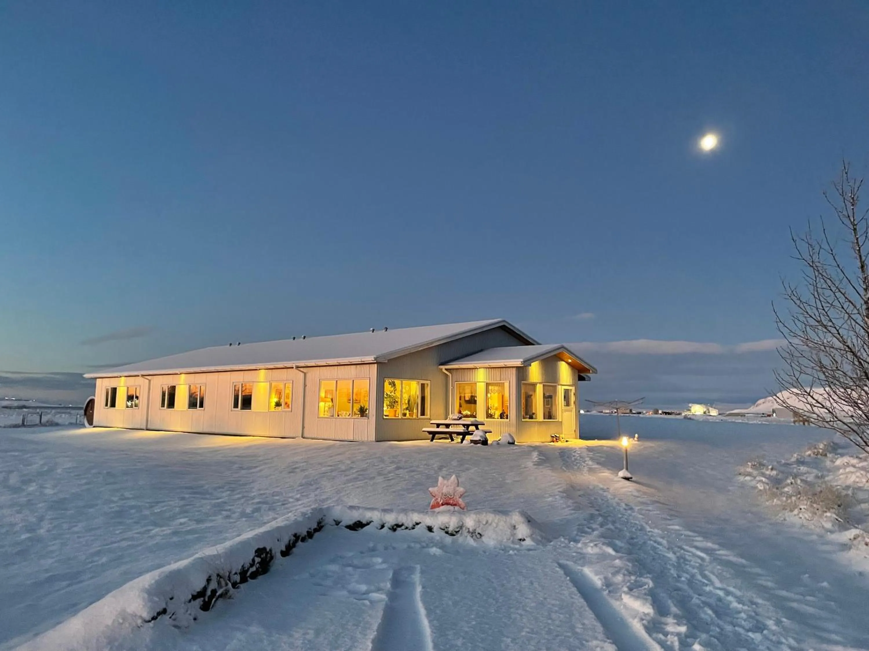 Property building in Lambastadir Guesthouse