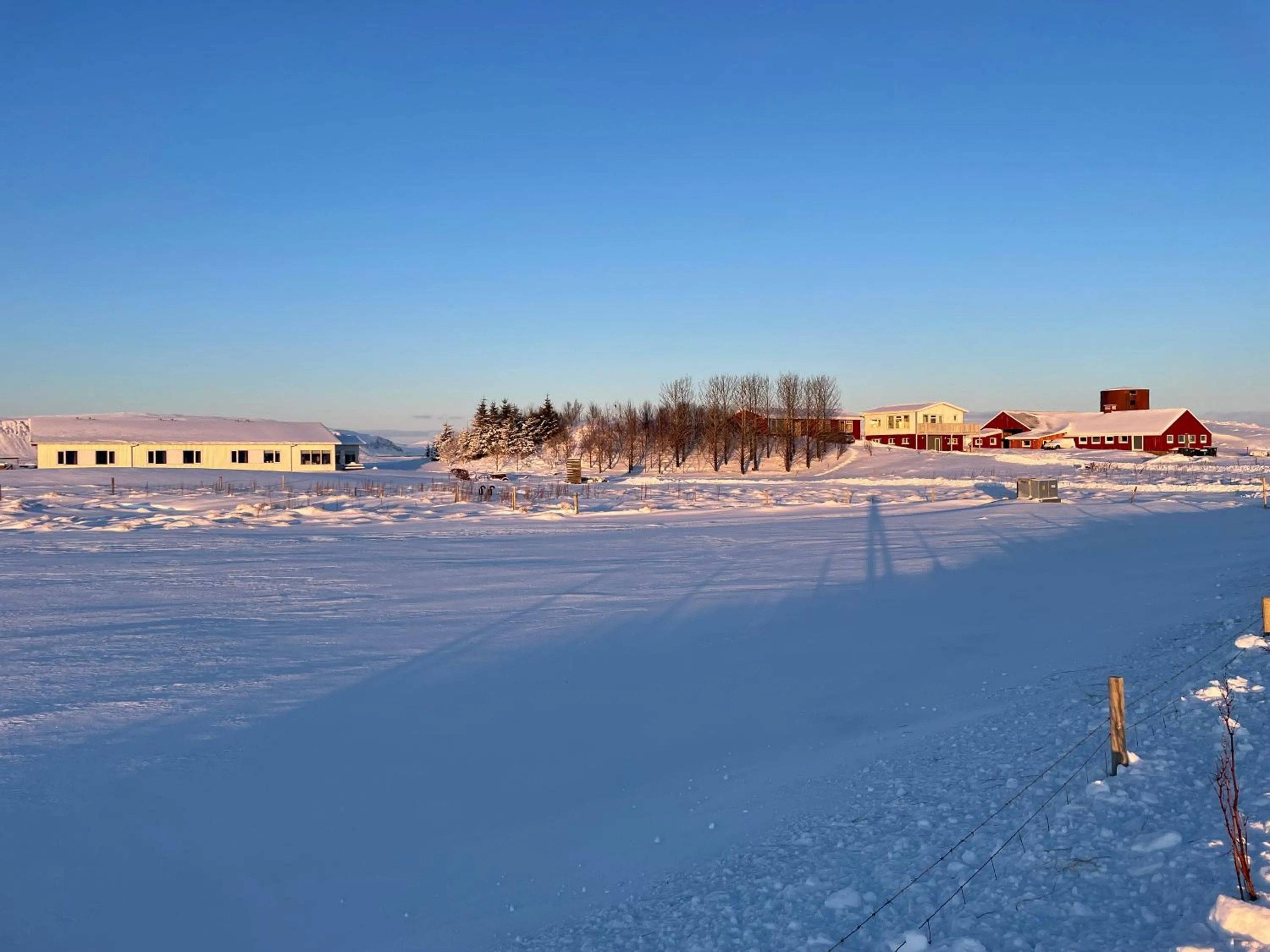 Property building in Lambastadir Guesthouse