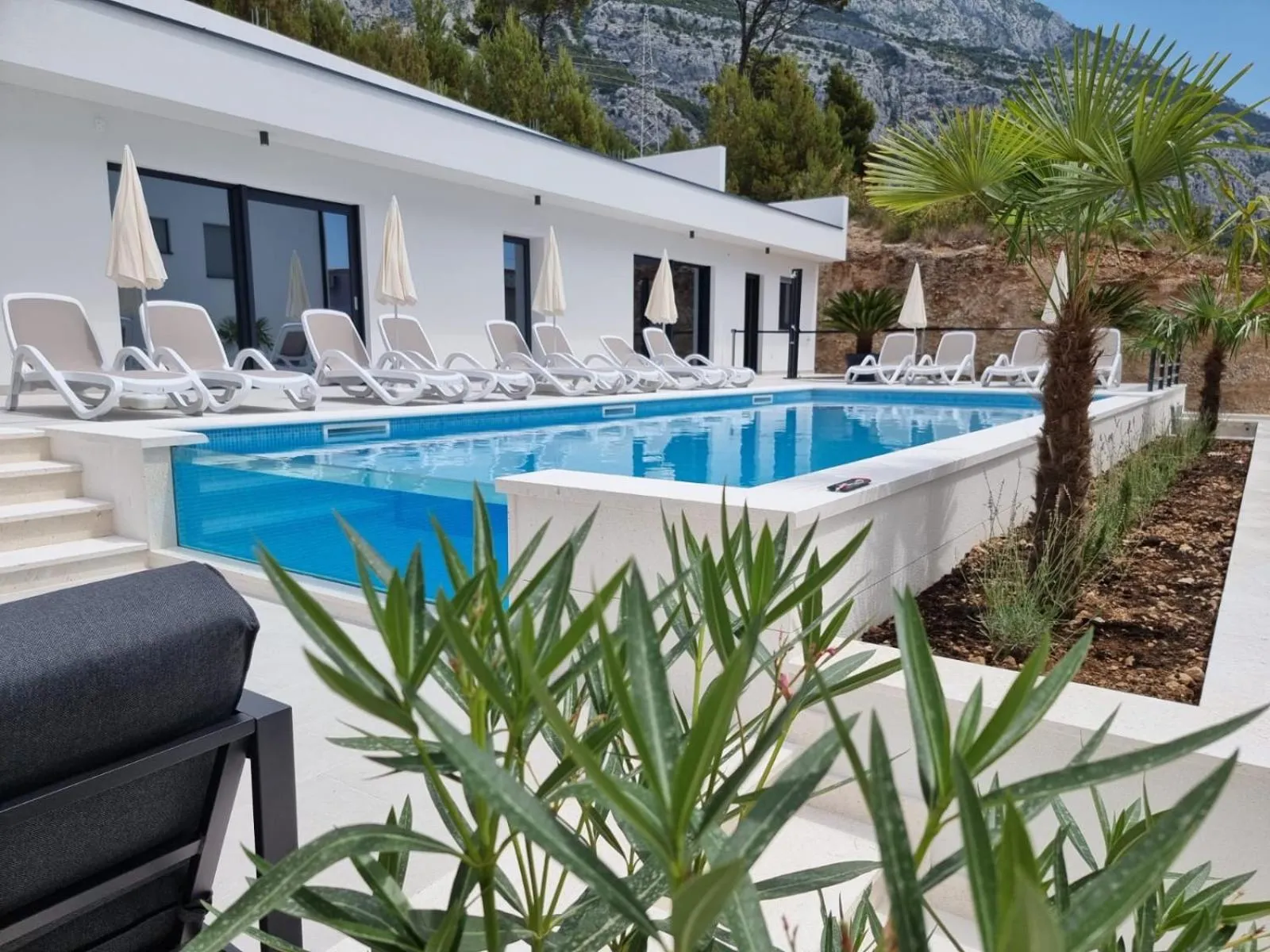 Swimming pool in Villa Medak