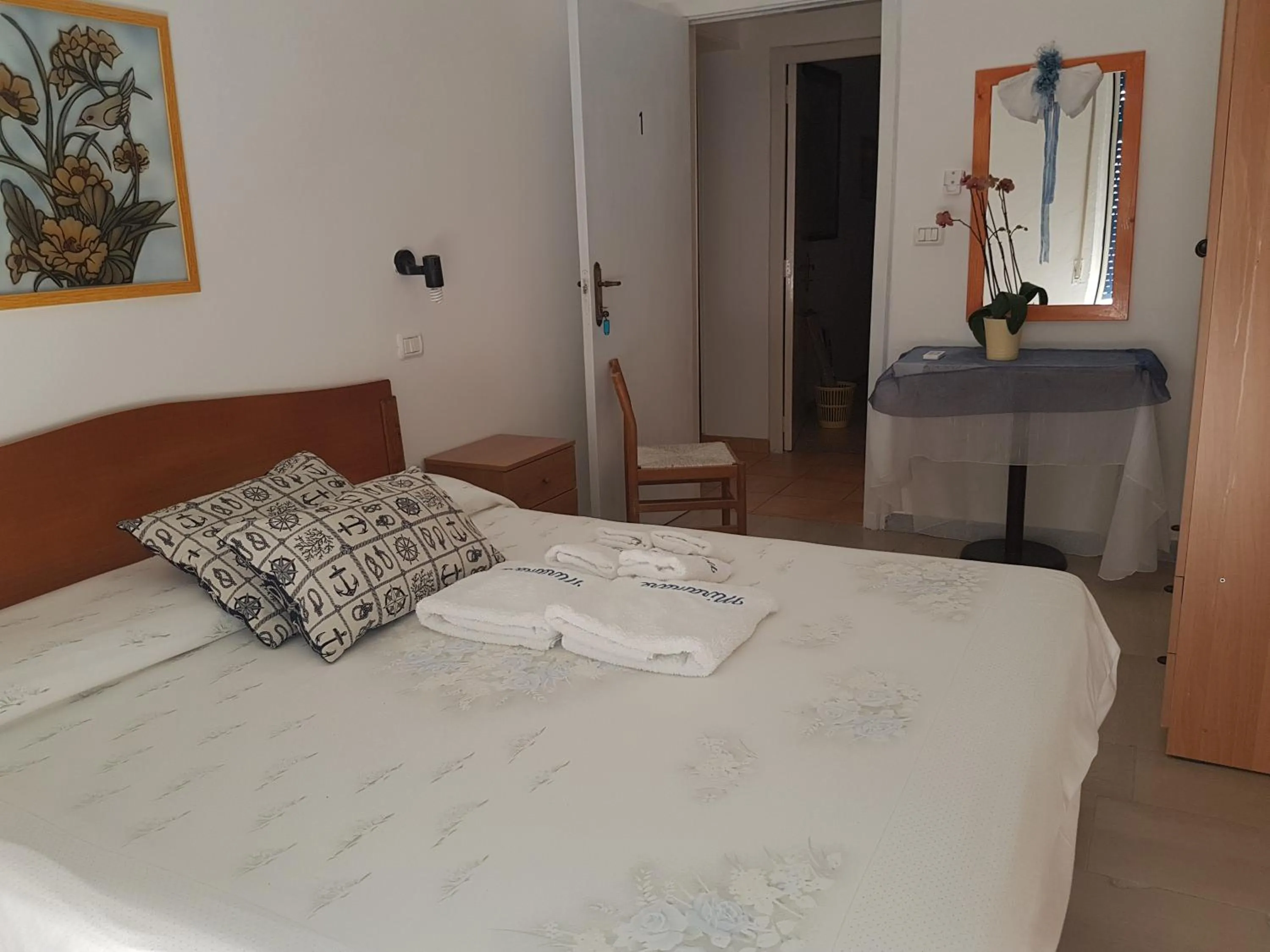 Bedroom, Bed in B&B Miramare