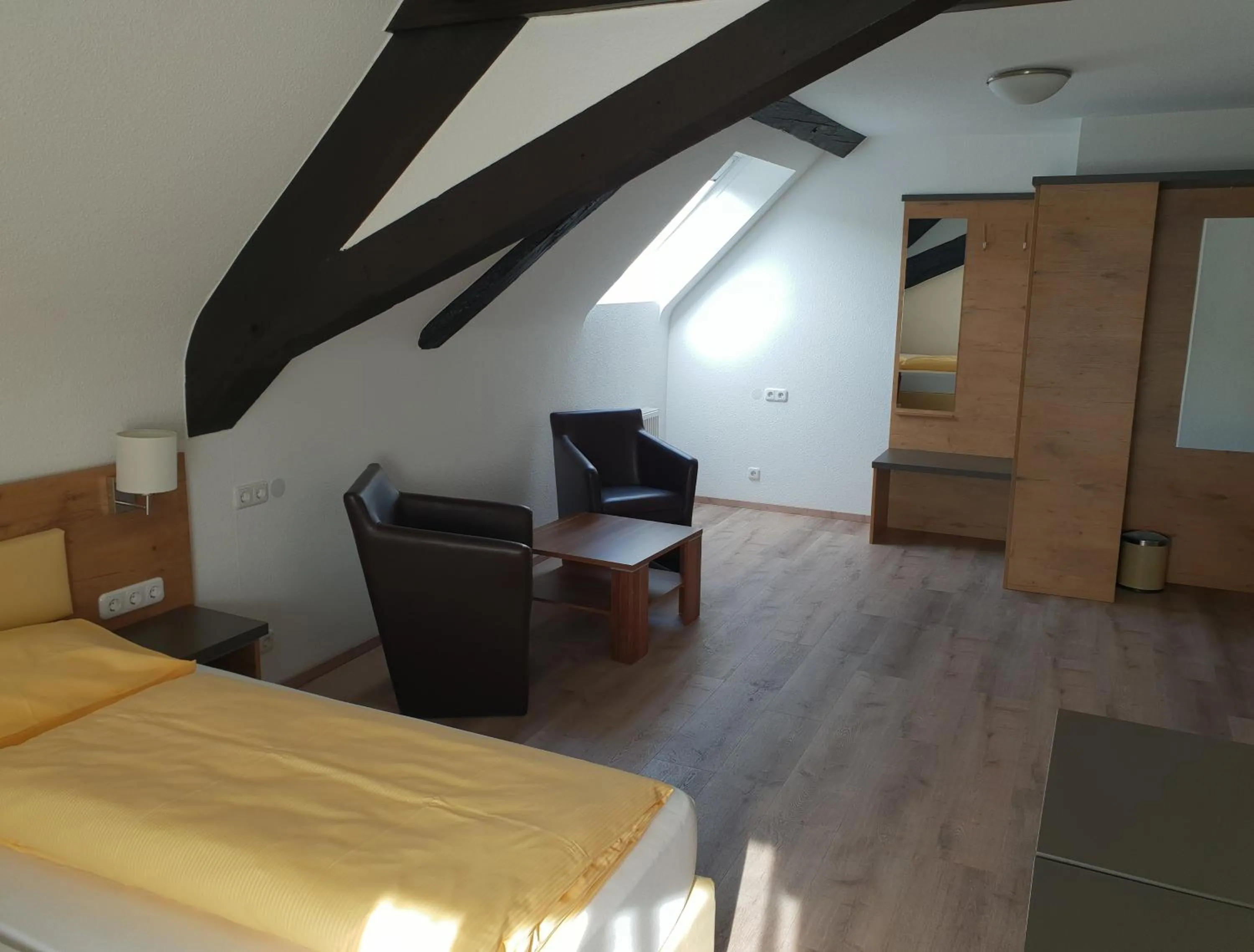 Photo of the whole room, Bed in ZUM ZIEL Hotel & Restaurant Grenzach-Wyhlen bei Basel