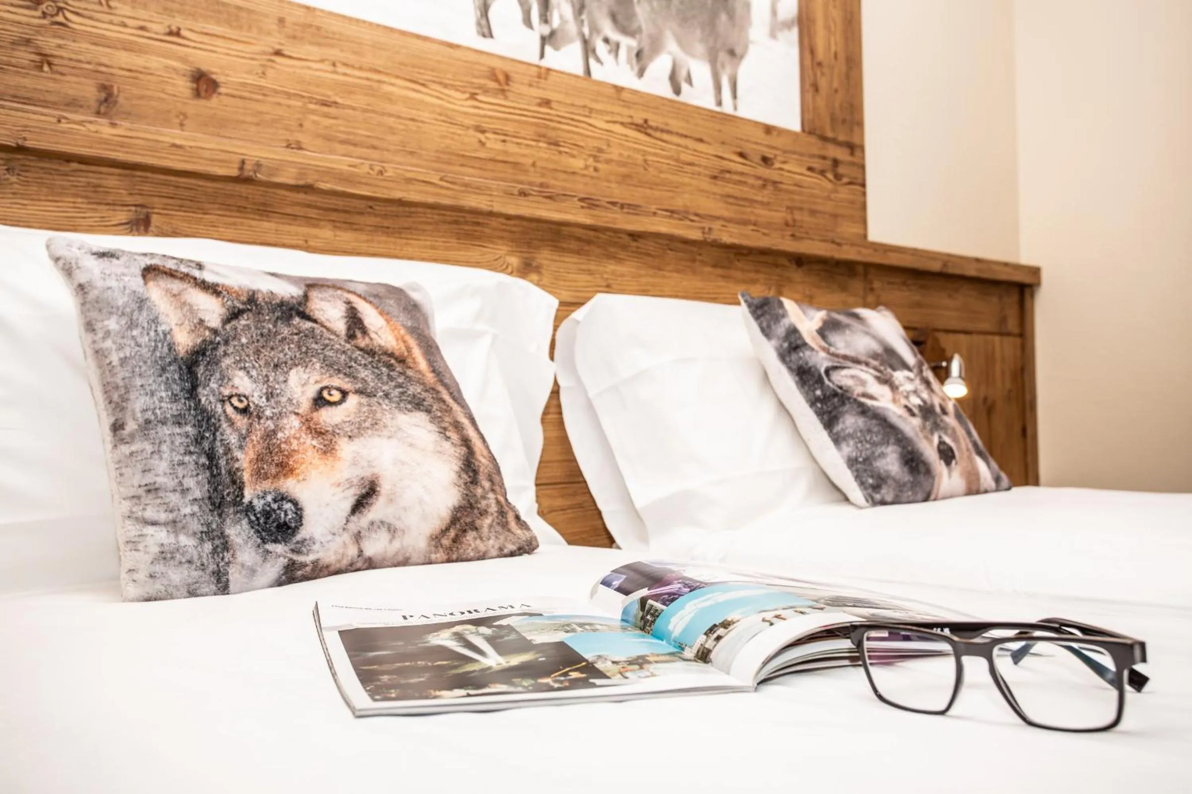 Bed in Hotel Meublé Furggen