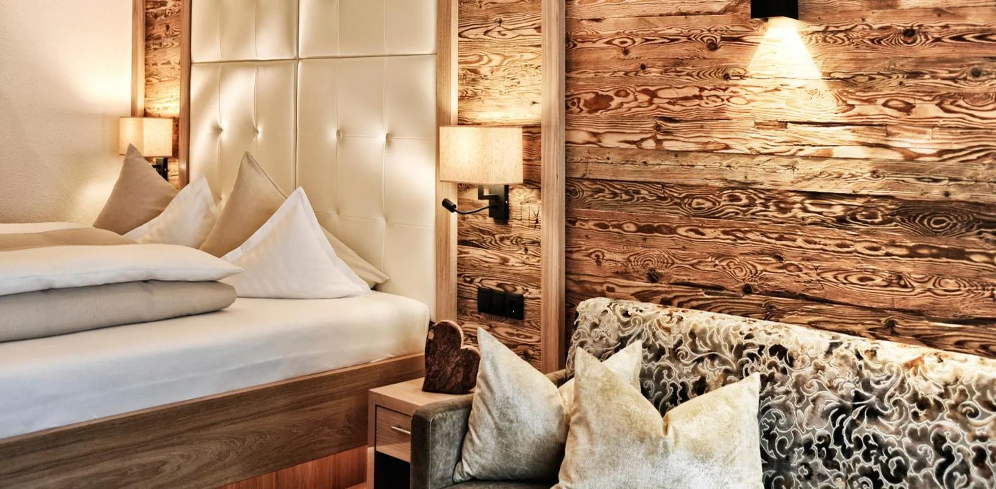 Bed in Salnerhof Superior Lifestyle Resort