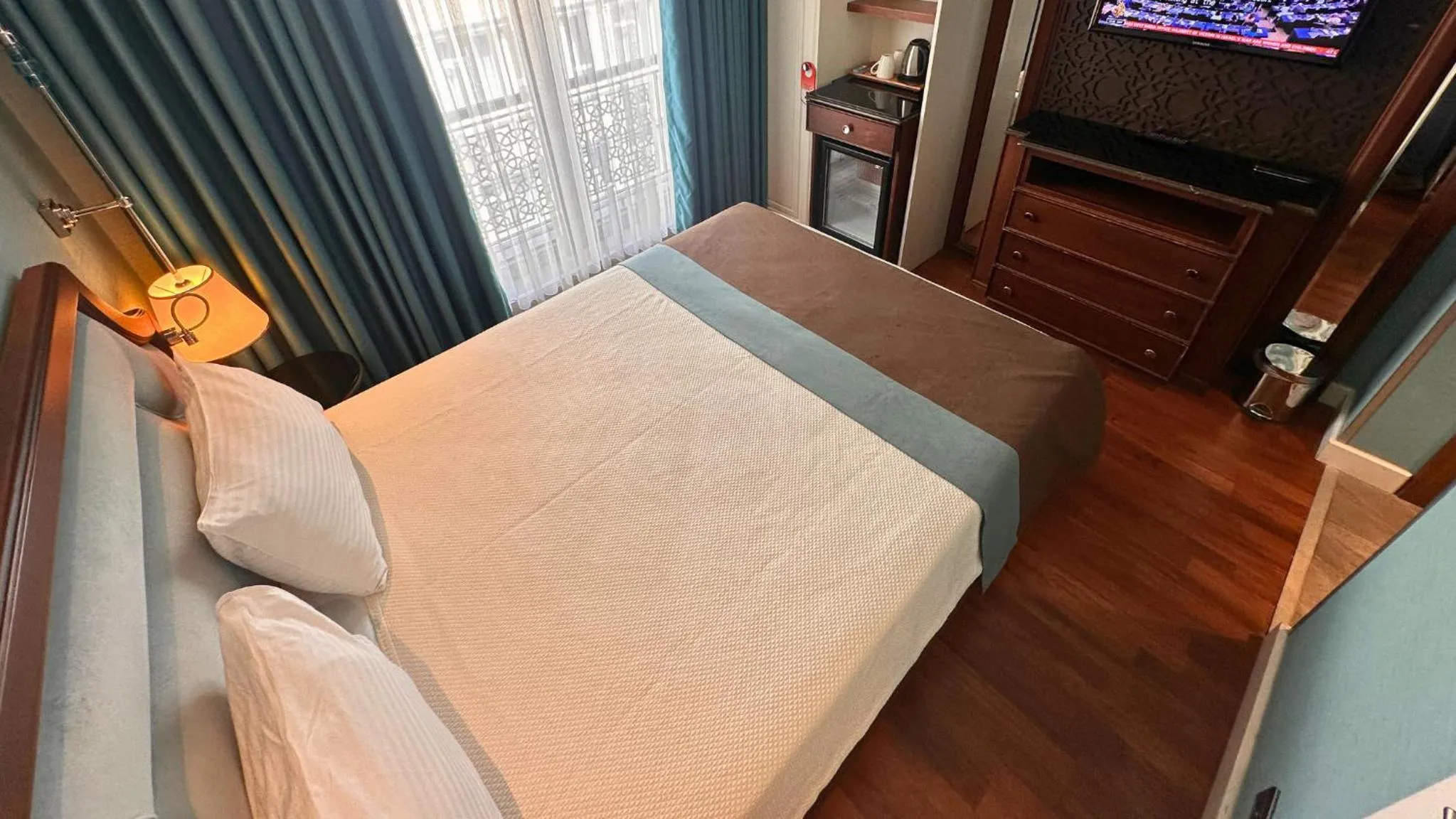 Bed in Grand Durmaz Hotel